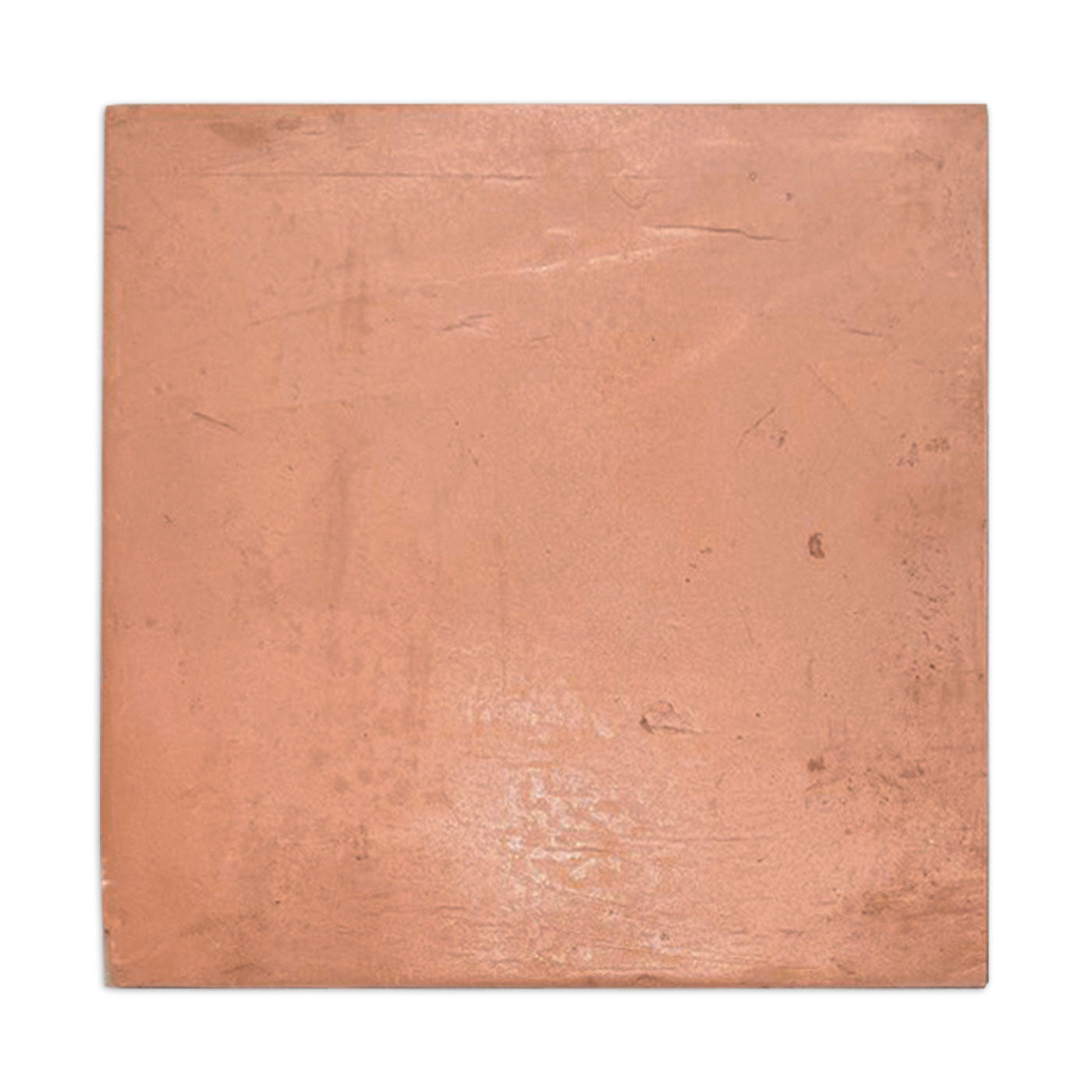 Pressed terracotta tile in red by Clay Imports with a rustic, textured surface and subtle color variations.