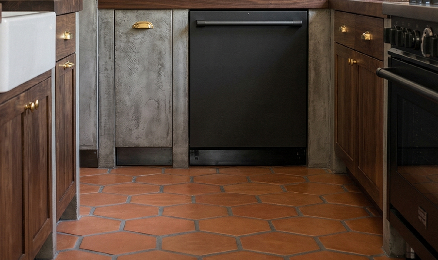 D'Hanis Red Terracotta Hexagon 12