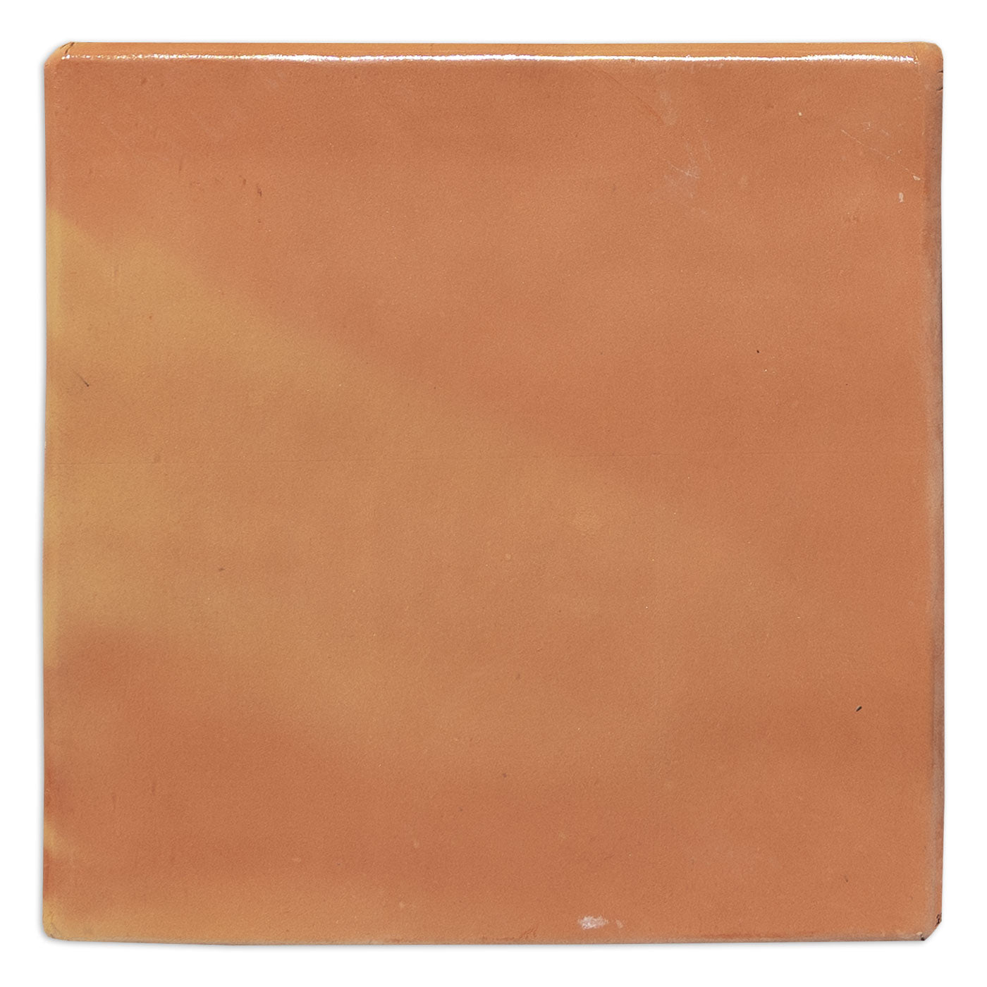 Rounded 16x16 terracotta tile by Clay Imports in a natural reddish-brown with slight surface texture.