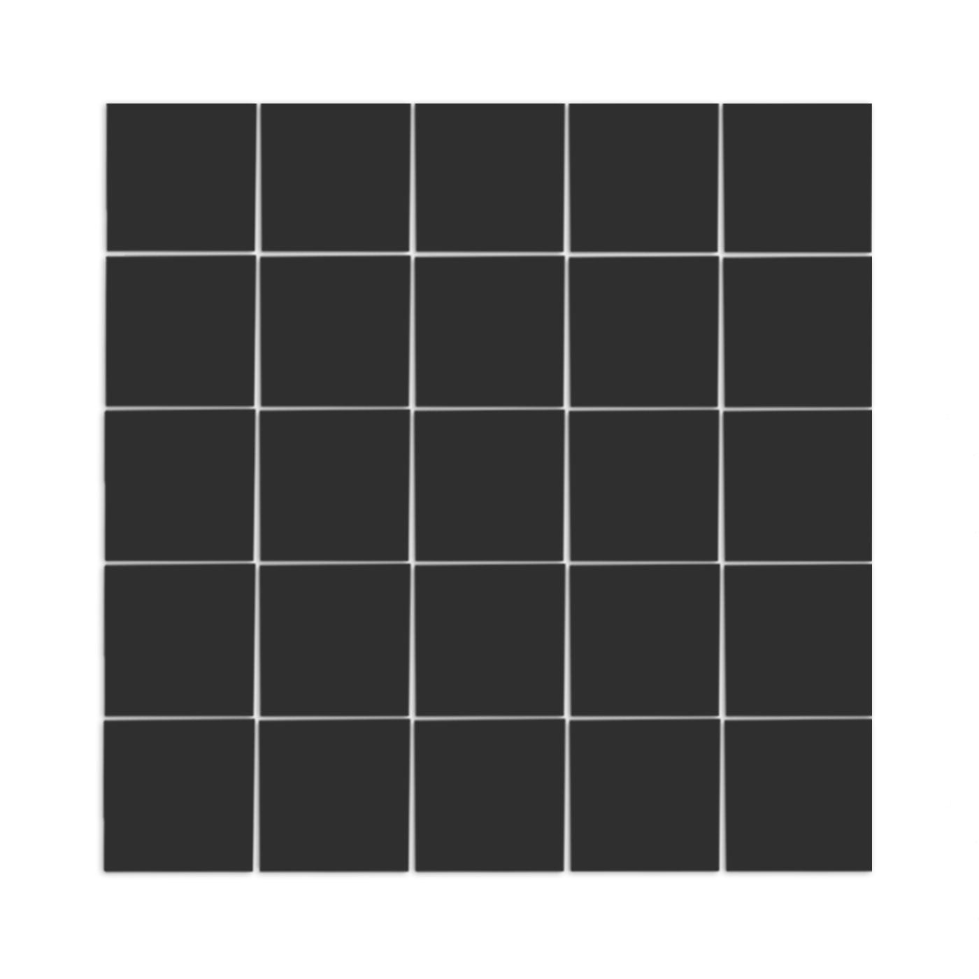 Black Suede Meshed 2x2