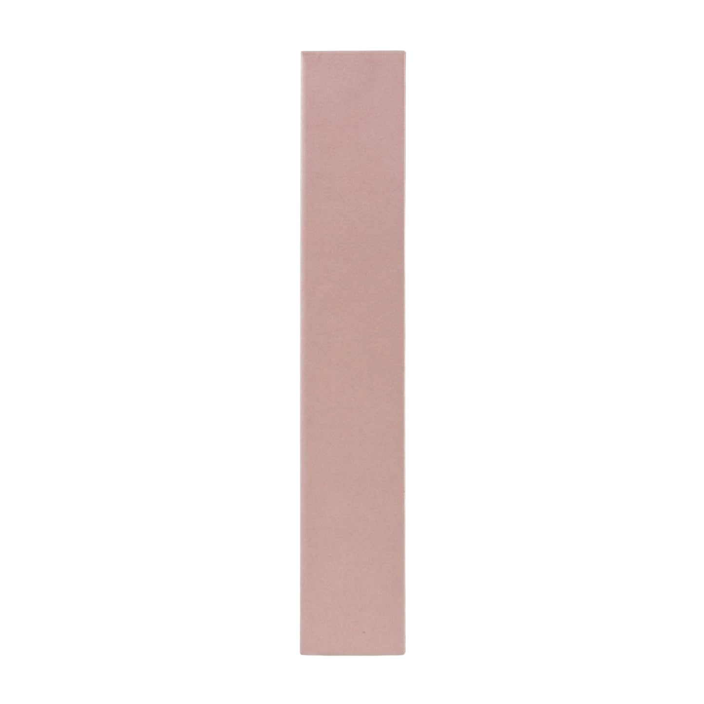 Rosewater matte tile sample by Clay Imports, a single rectangular piece with a smooth finish.