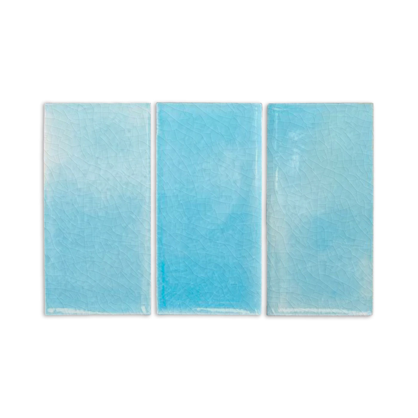 Aqua Crackle 2.25x4.25