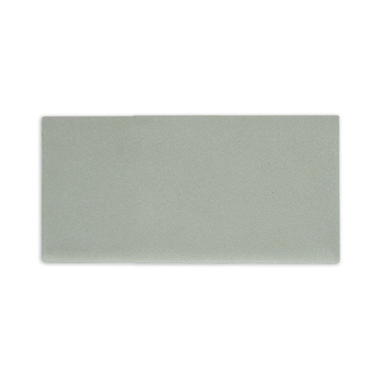 Light green rectangular clay tile by Clay Imports with a subtle textured finish.