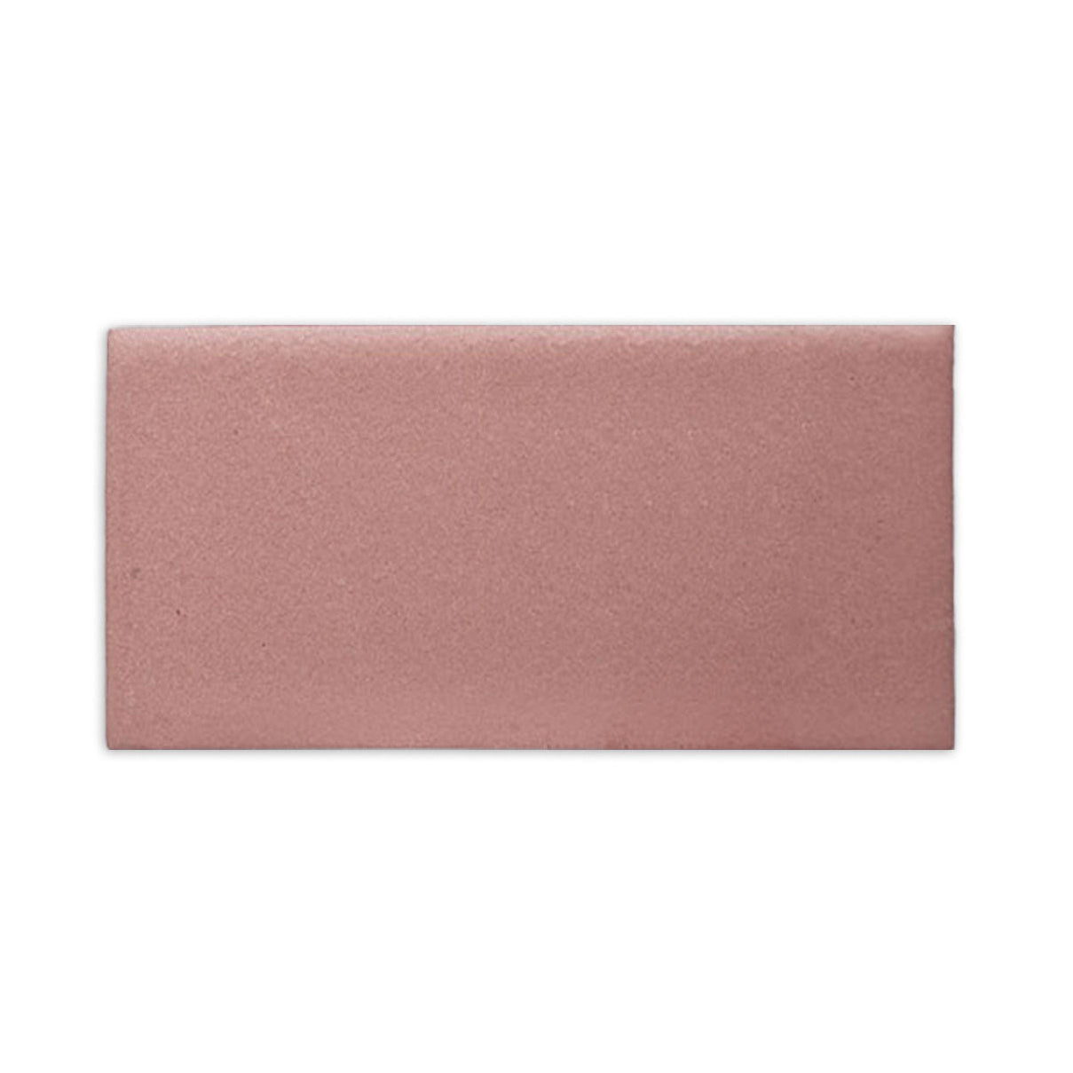 Pink granite clay tile by Clay Imports, a rectangular piece with a textured surface.