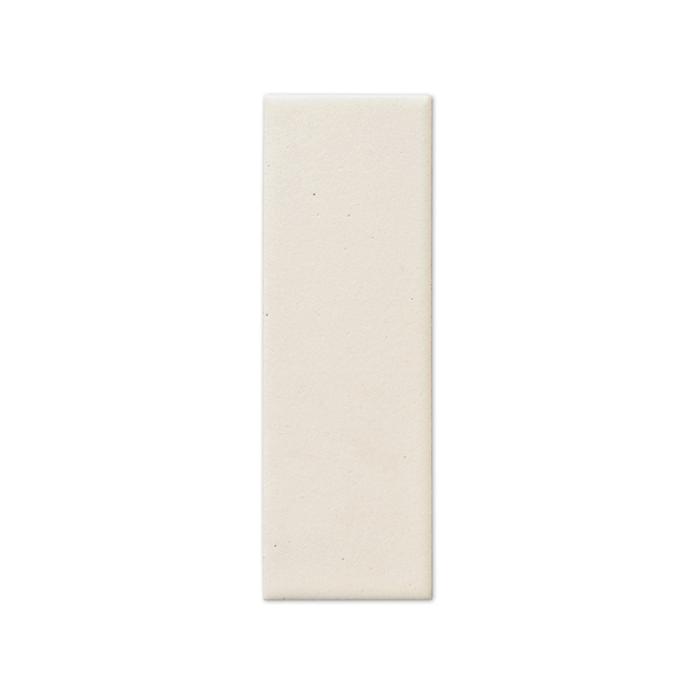 A light vanilla rectangular sample tile by Clay Imports with a matte, subtly speckled texture.