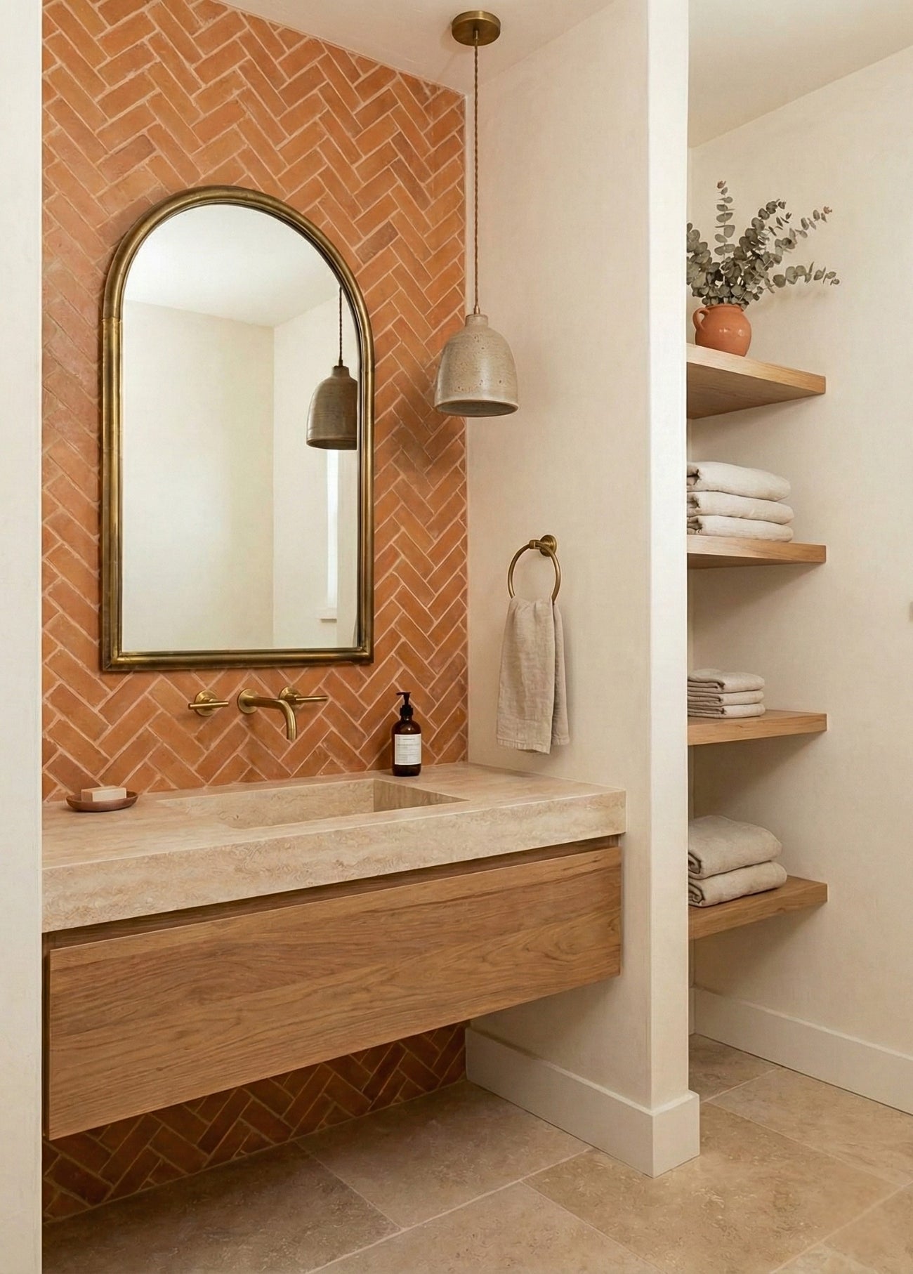 Cotto Sienna 2x6 Tile – Narrow Burnt Orange Clay Tile | Clay Imports, image size:1300x1814