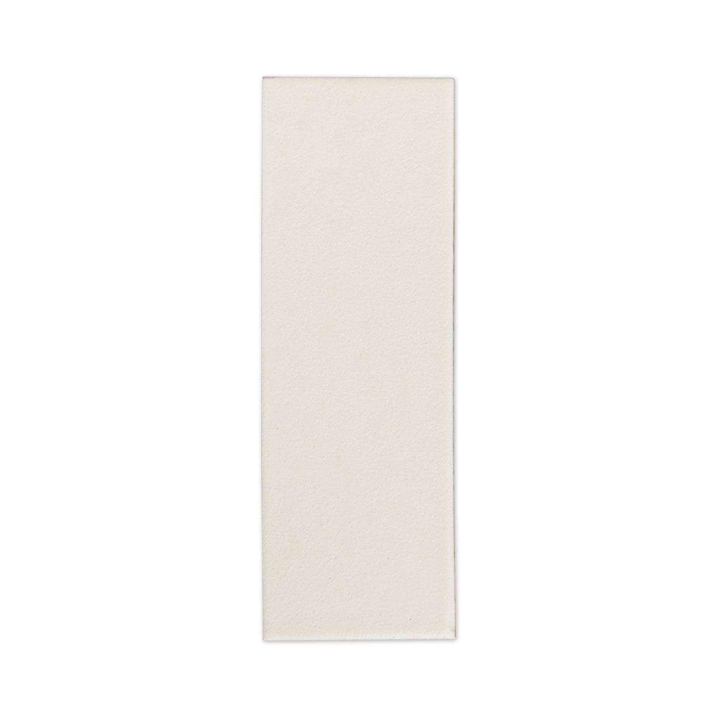 Rectangular Mexican Vanilla sample tile by Clay Imports with a textured light beige surface.
