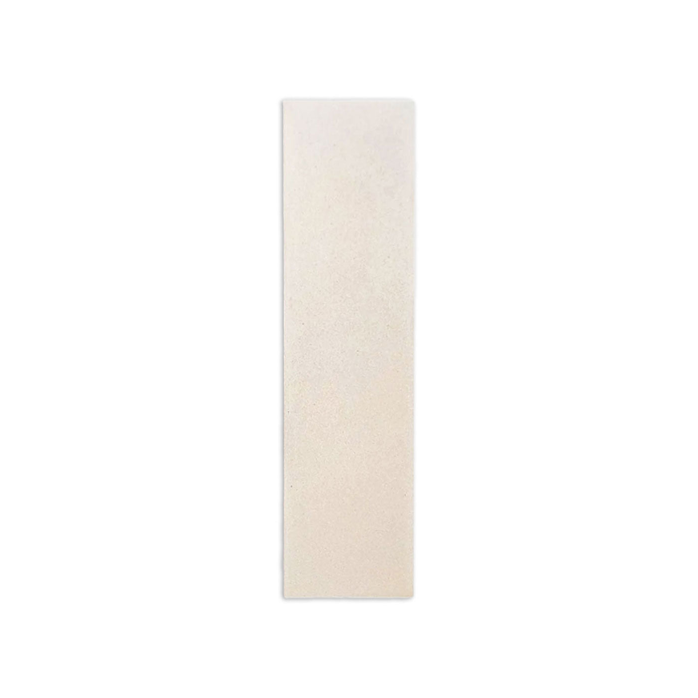 Twine 2x8 subway tile sample by Clay Imports, a rectangular piece with a subtle, lightly textured, matte finish.