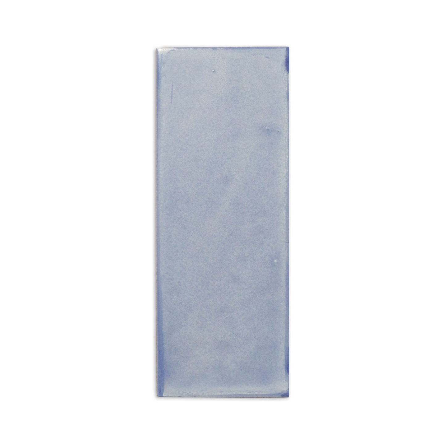 Light blue rectangular tile sample by Clay Imports with a subtle matte texture.