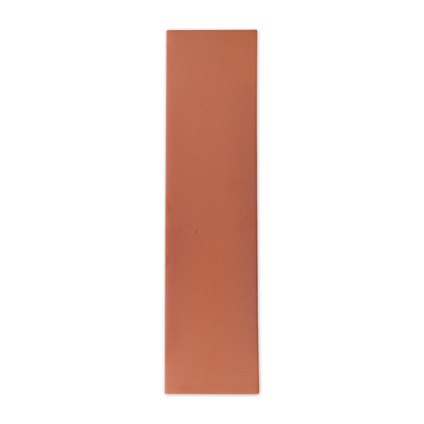 Rectangular reddish-brown tile sample by Clay Imports with a subtly textured, matte surface.