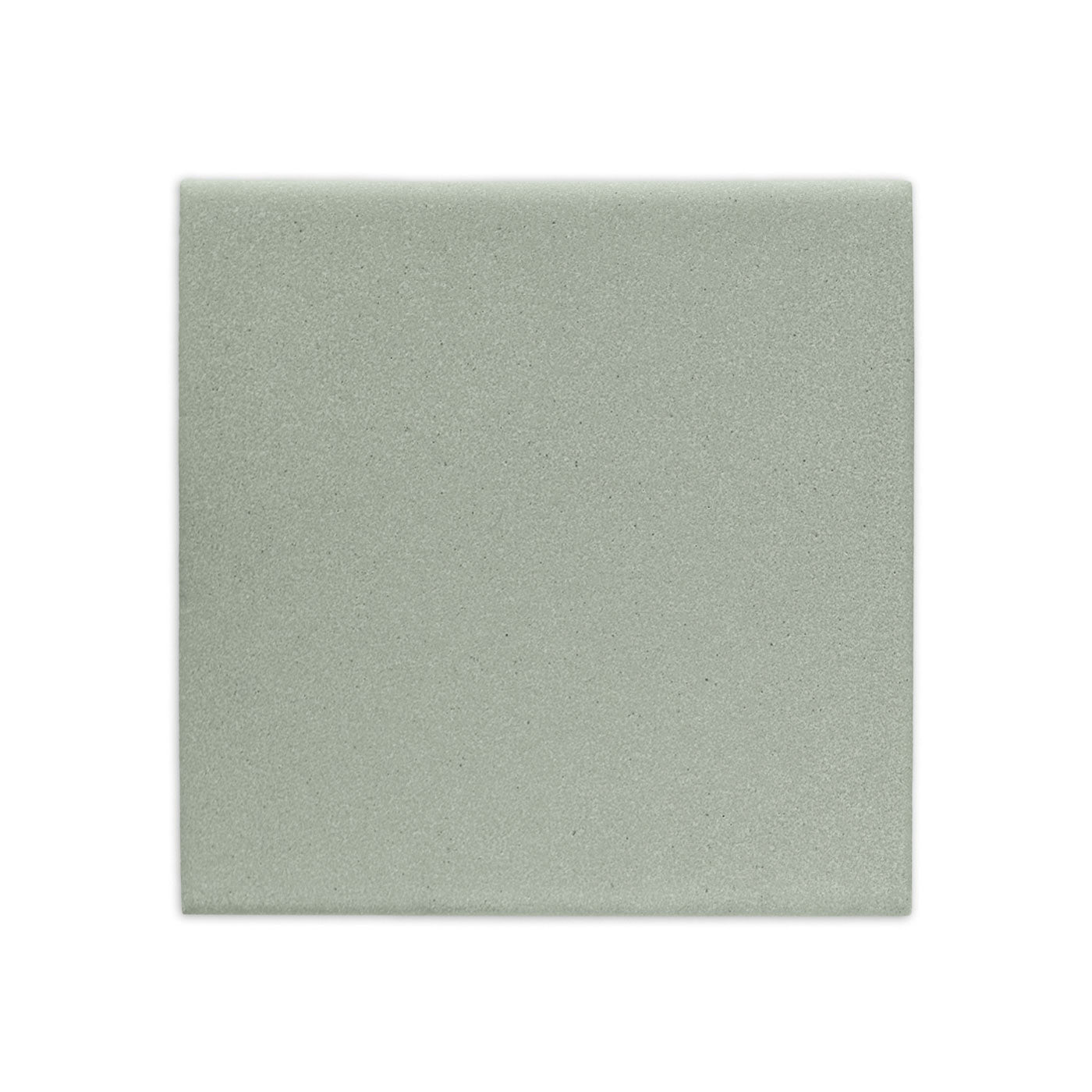 Light green Agave square clay tile by Clay Imports, featuring a matte and subtly speckled texture.