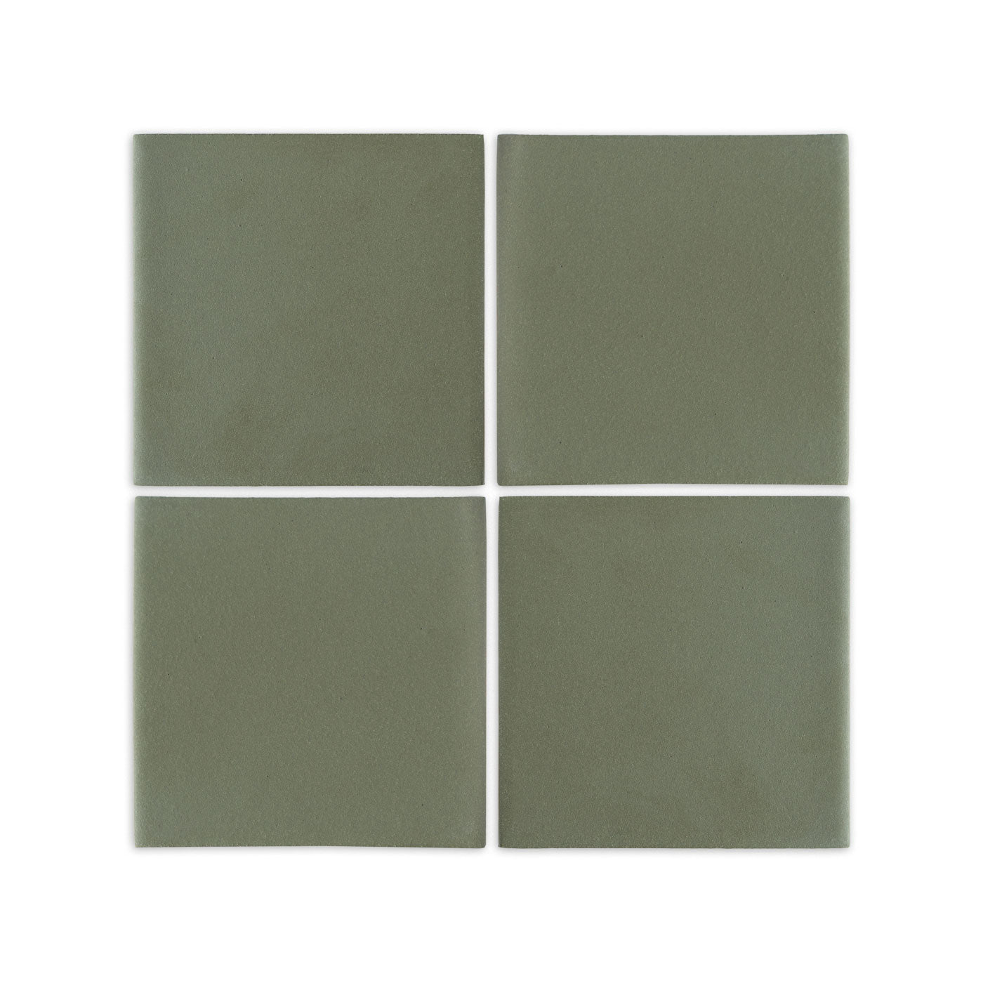 Bomber Jacket 4.25x4.25 clay tiles by Clay Imports, arranged in a 2x2 grid with white grout lines.
