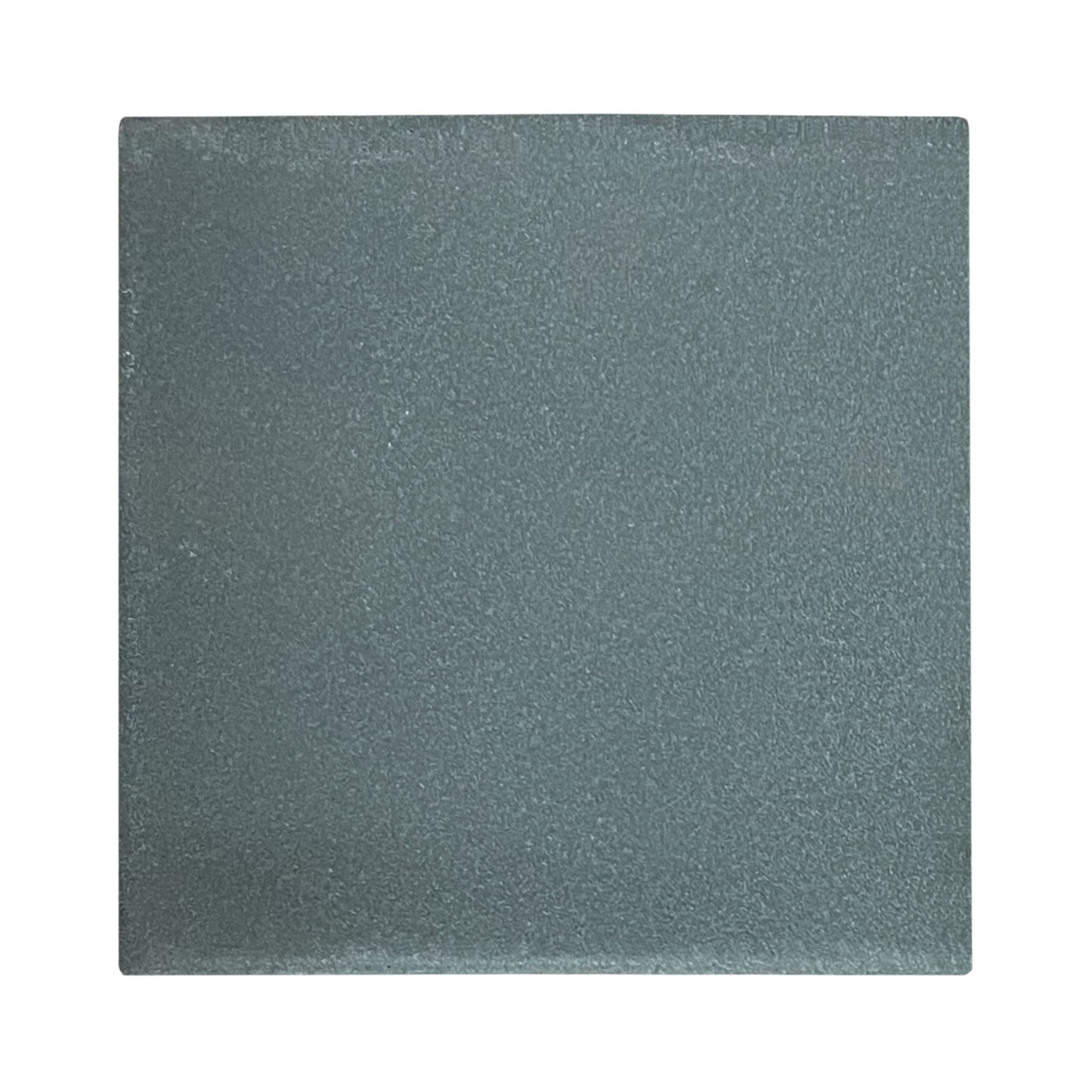 Square grayish-green clay tile by Clay Imports with a uniform, textured surface and slightly rounded corners.