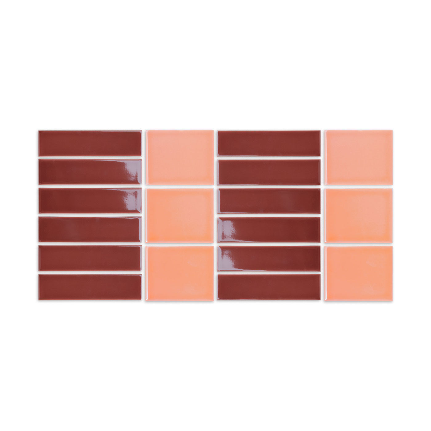 Burgundy 2x8 + Wildflower 4x5