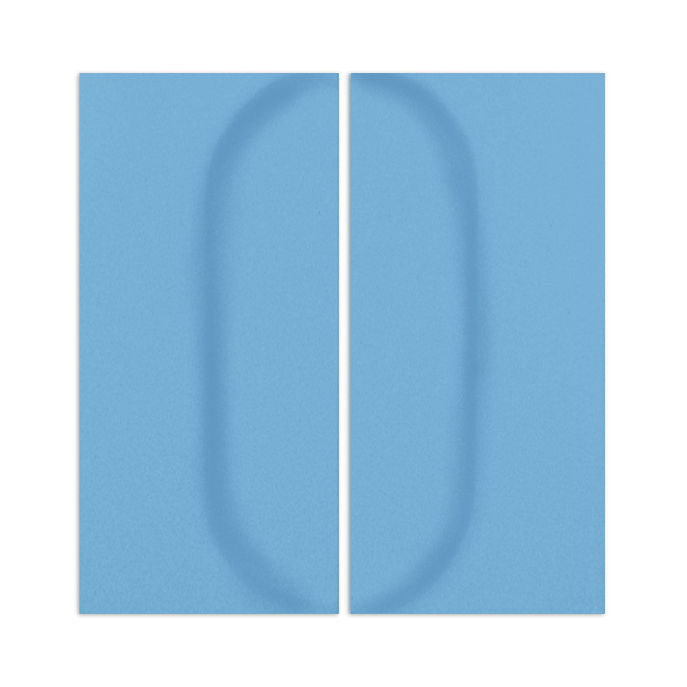 Oval Baby Blue 4x8