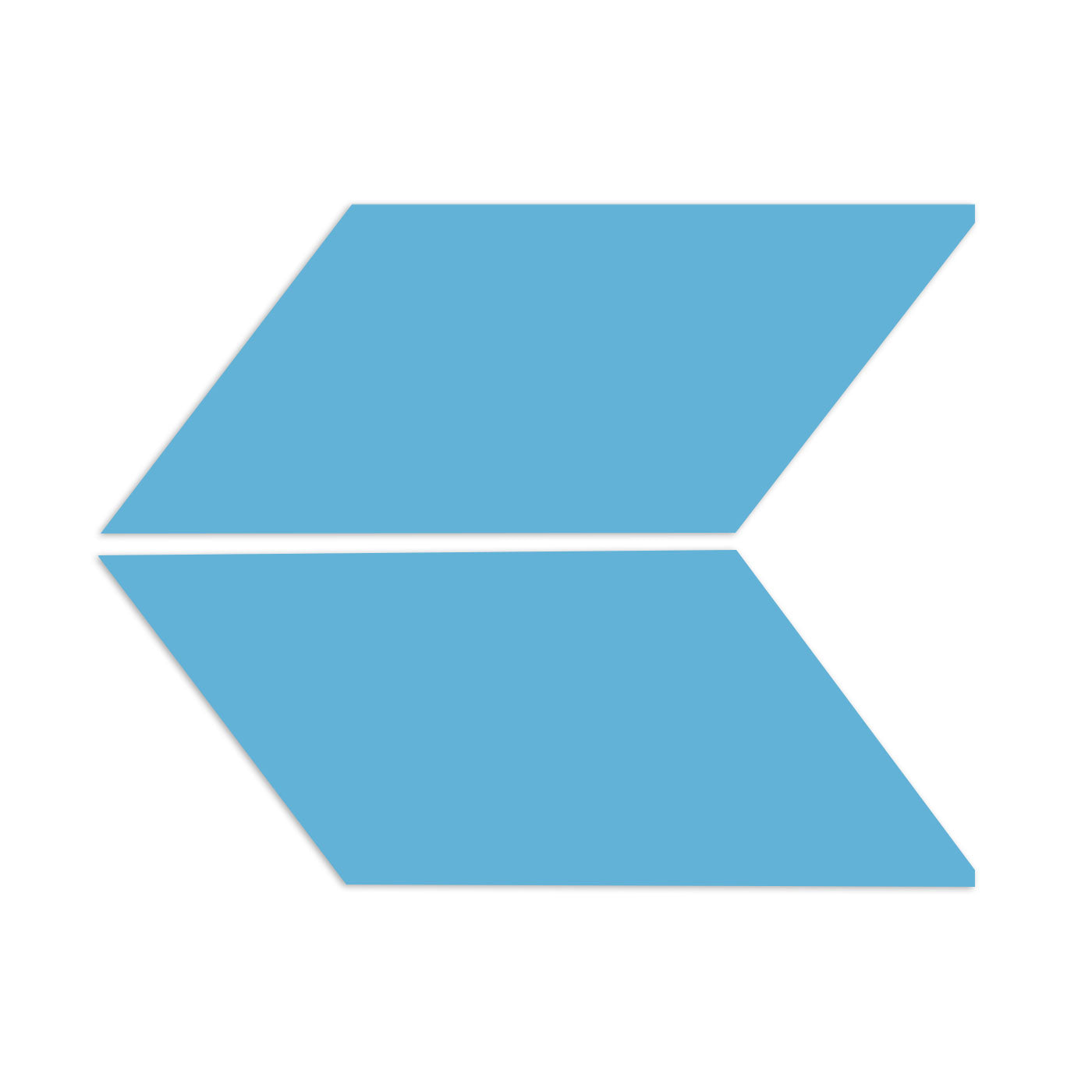 Parallelogram Turquoise 4x8