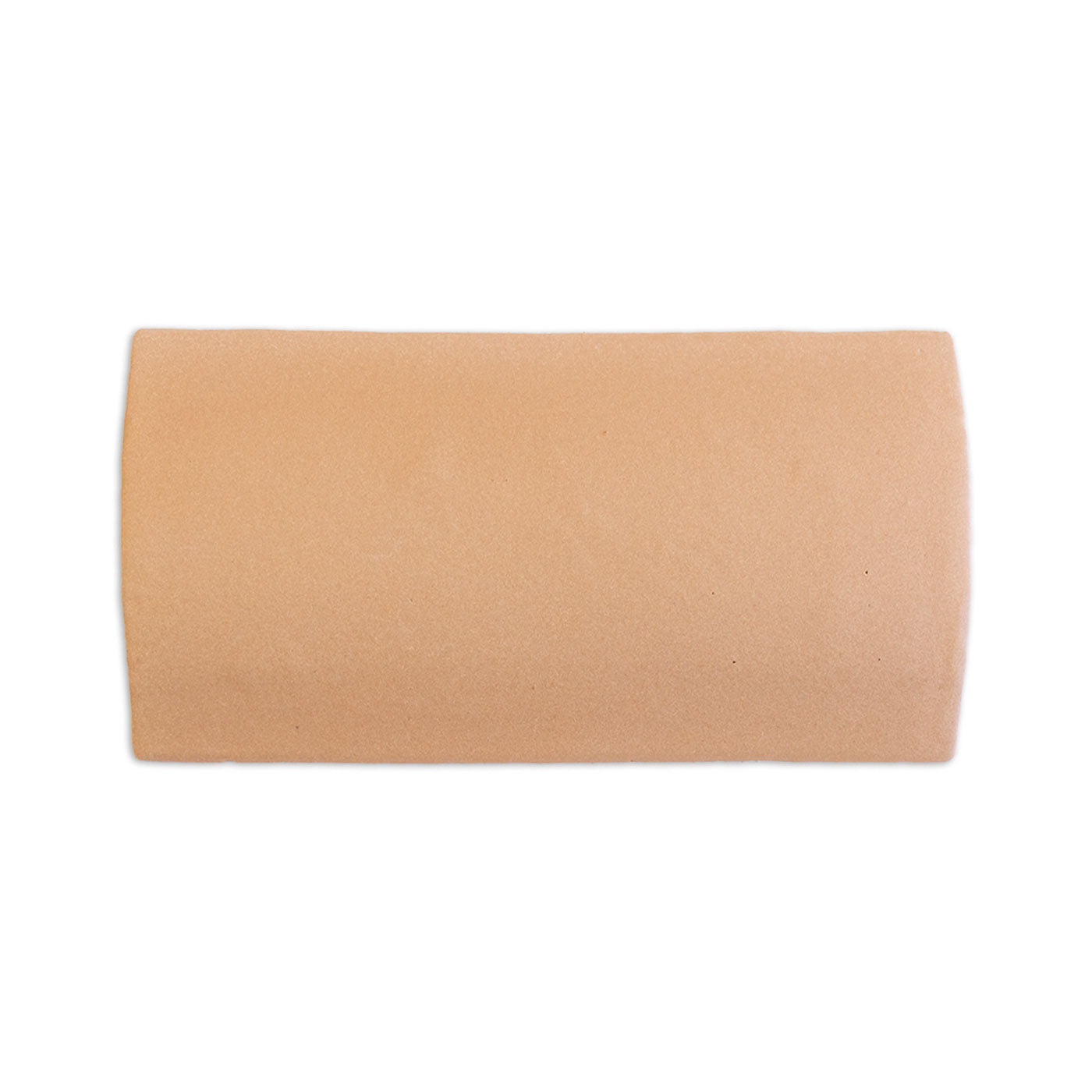 Tope Tequila sample by Clay Imports, a light brown rectangle with curved ends and a matte texture.