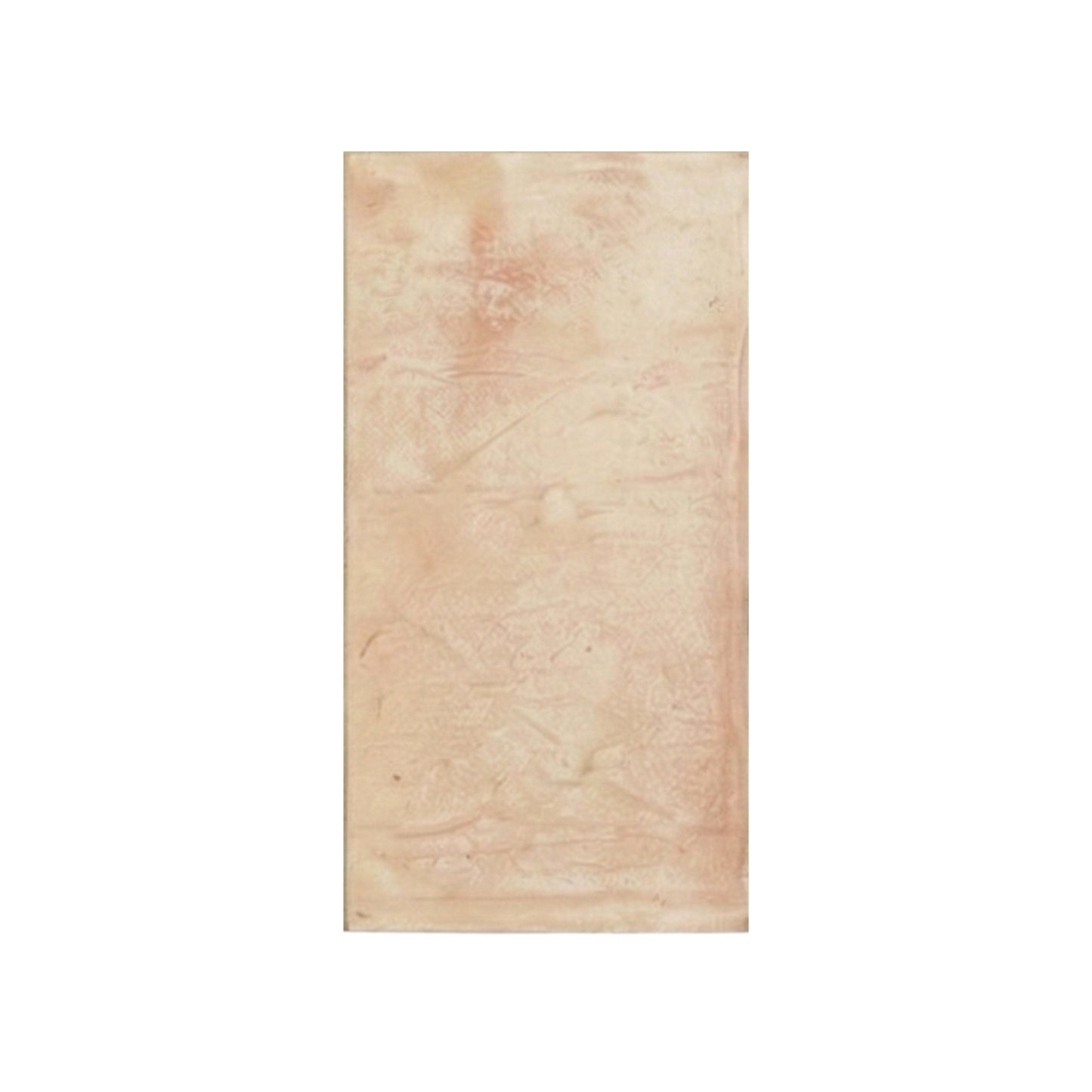 Antique Matte 4x8 tile sample by Clay Imports with a rustic, light brown textured finish.