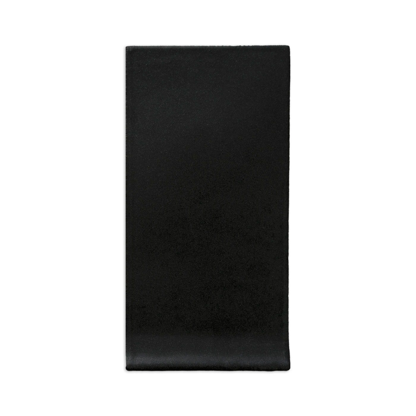 Black suede-finish Bota tile by Clay Imports, with a subtly textured surface and rounded bottom edge.