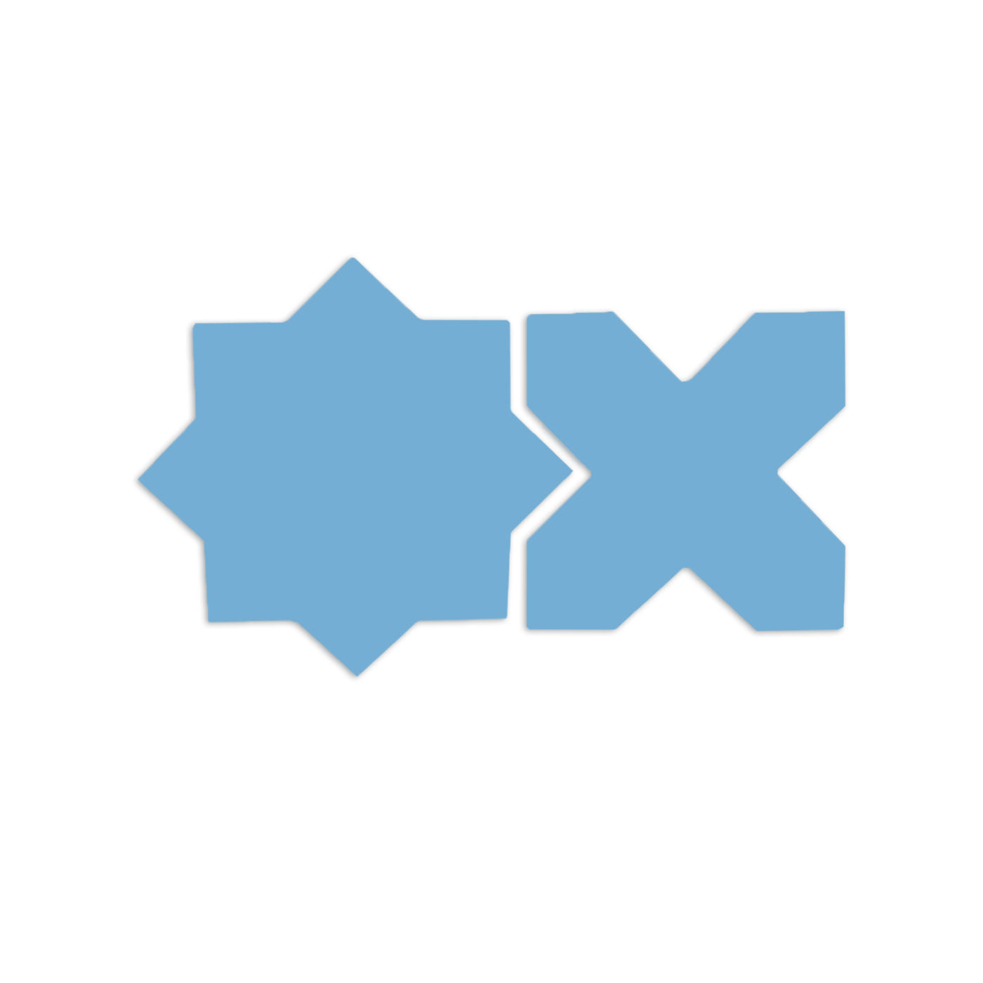 Star & Cross Baby Blue 6