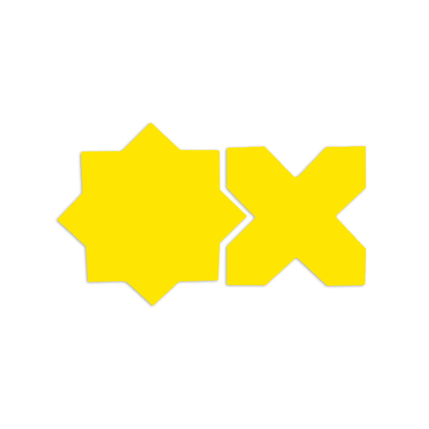 Star & Cross Yellow 6