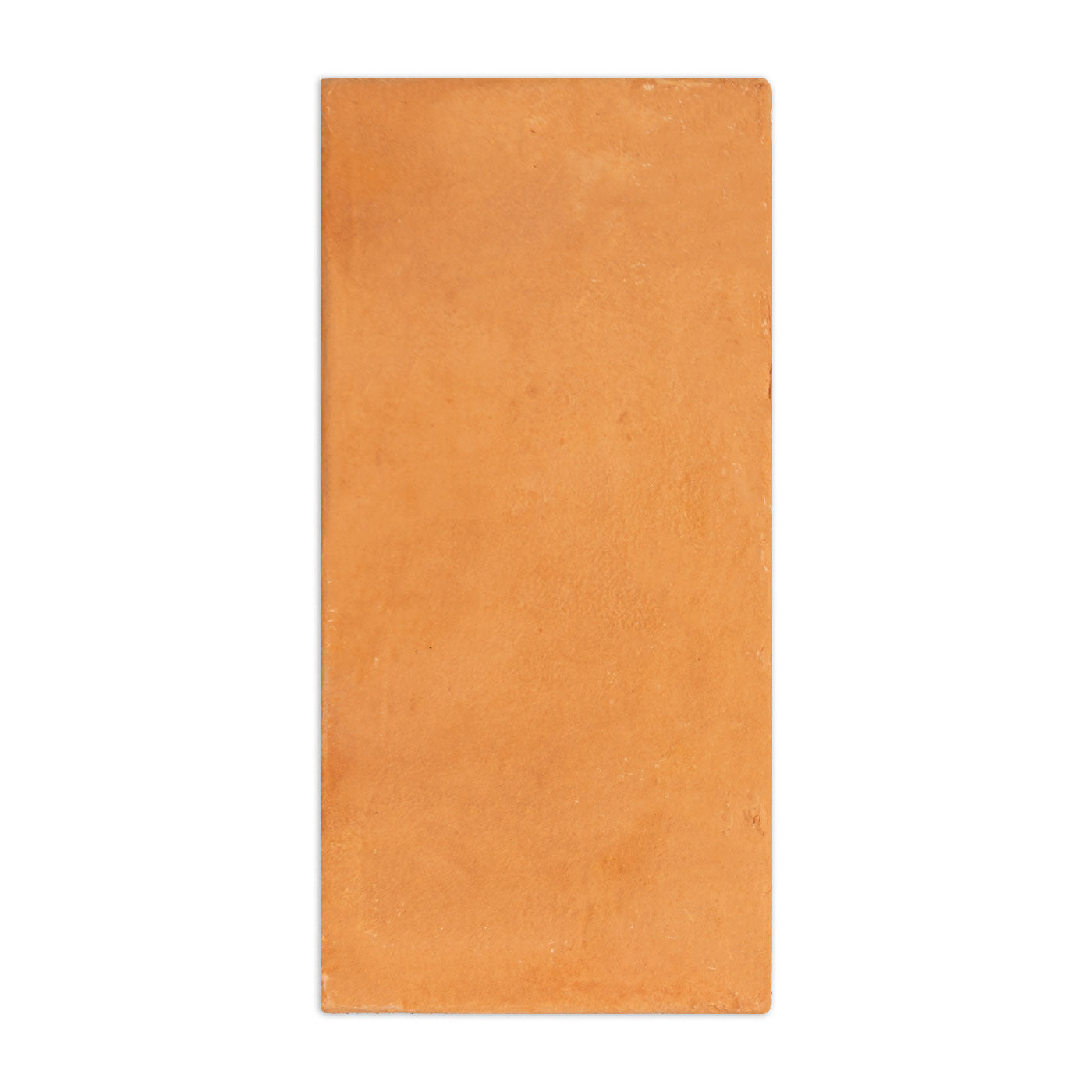 Organic terracotta sample tile by Clay Imports, a rectangular shape with a matte, textured surface.