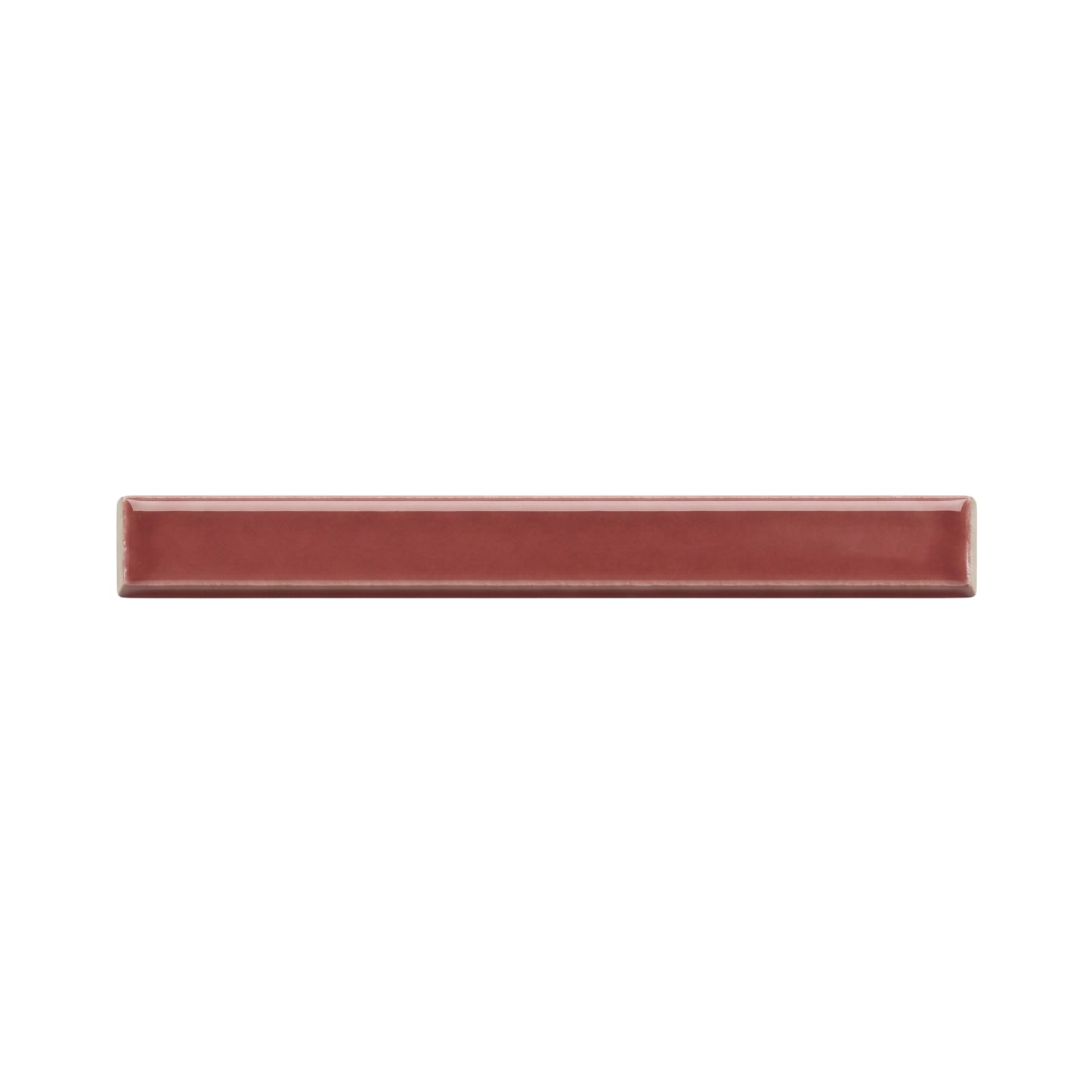 Burgundy Box Liner by Clay Imports with a glossy finish, rectangular shape, and slightly rounded edges.