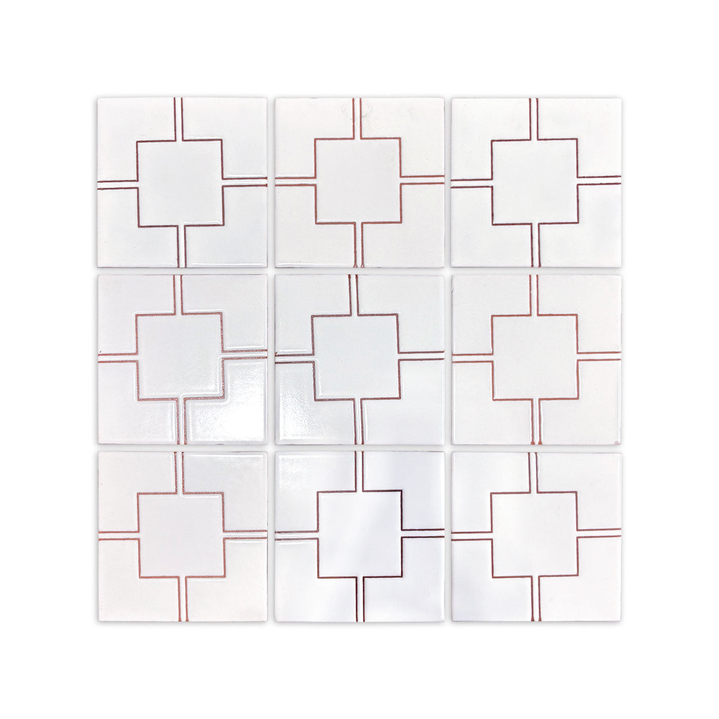 Bundle] Relief Valentina Terracotta 6x6 | 37 SF – Clay Imports