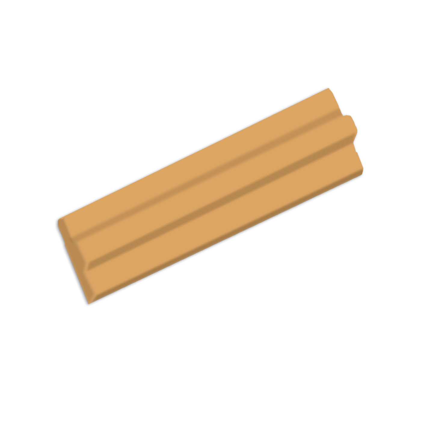 Angular Plateau Matte 6" Angular Tile Clay Tile Low Maintenance