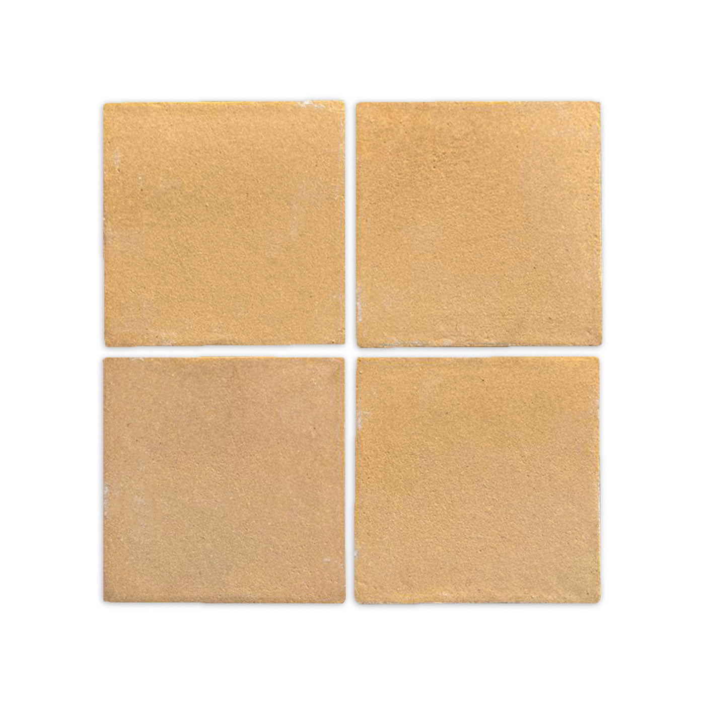 Cotto Dune 6x6 Tile – Warm Yellow Matte Clay Tile | Clay Imports