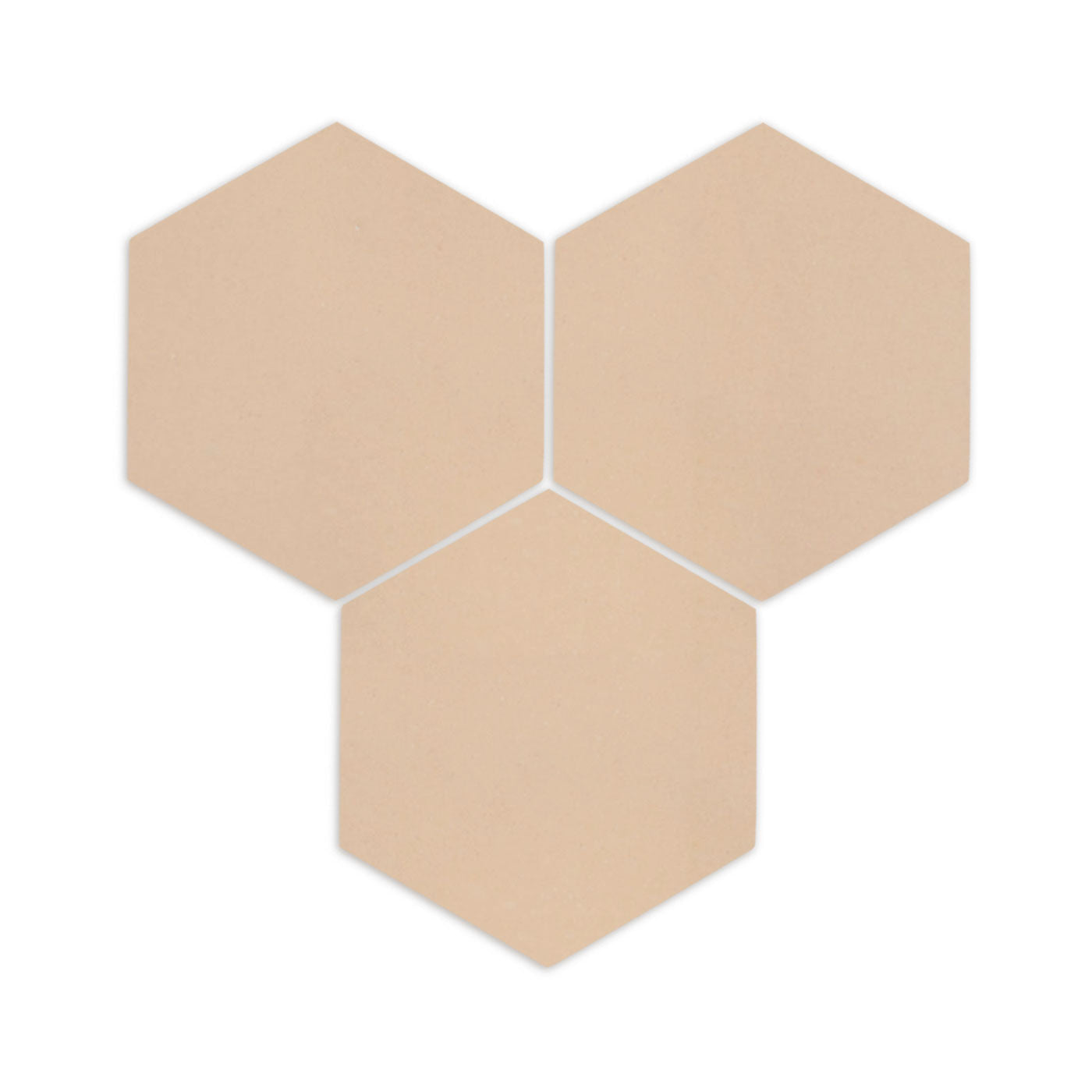 Hexagon Apricot 8