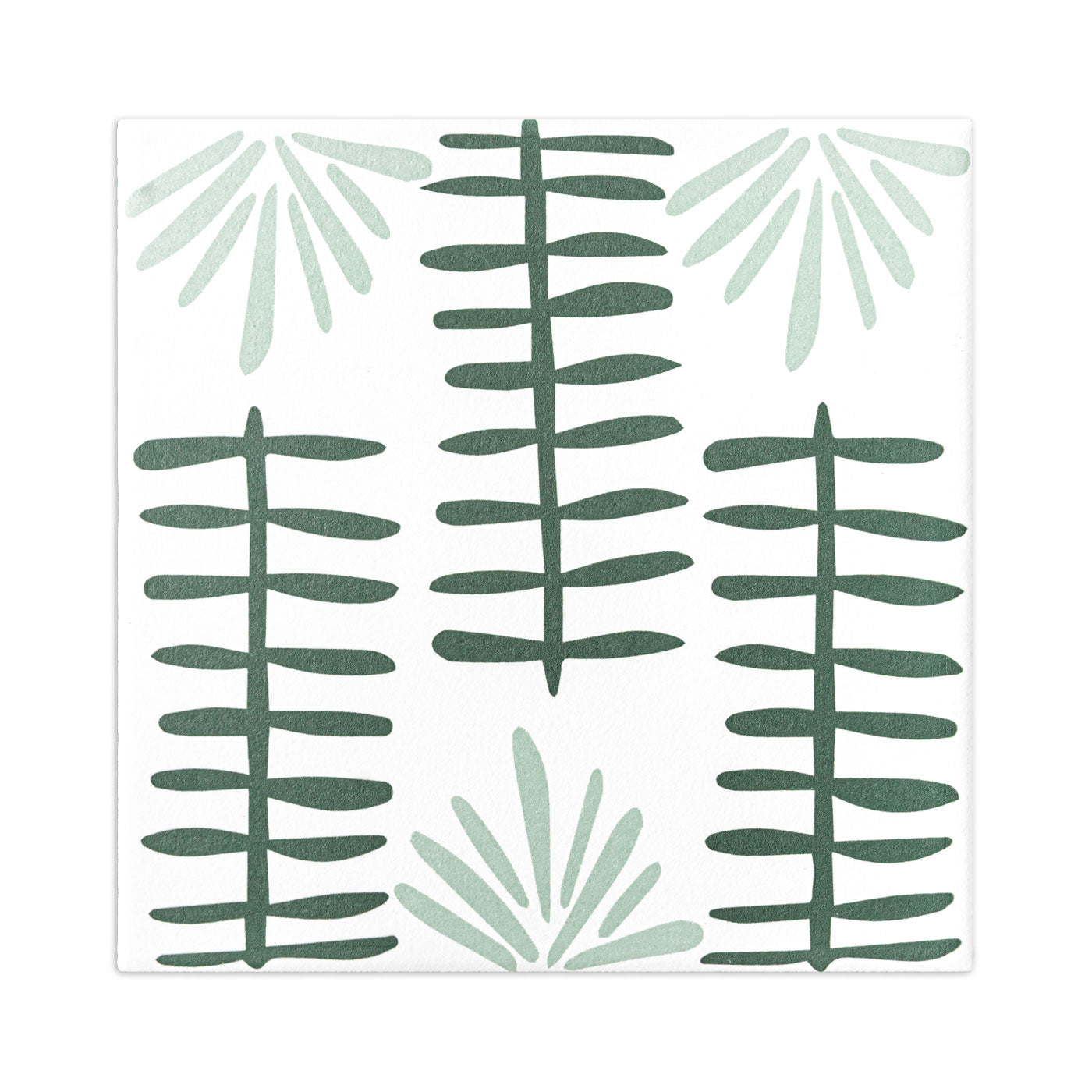 Fandango Rice White Mint 8x8