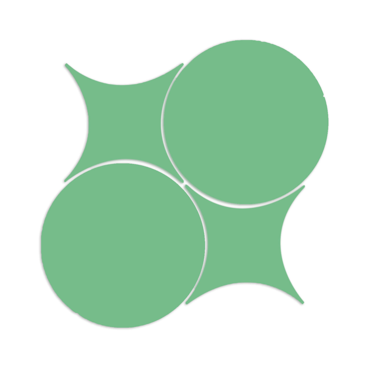 Rombo & Circle Clover 8