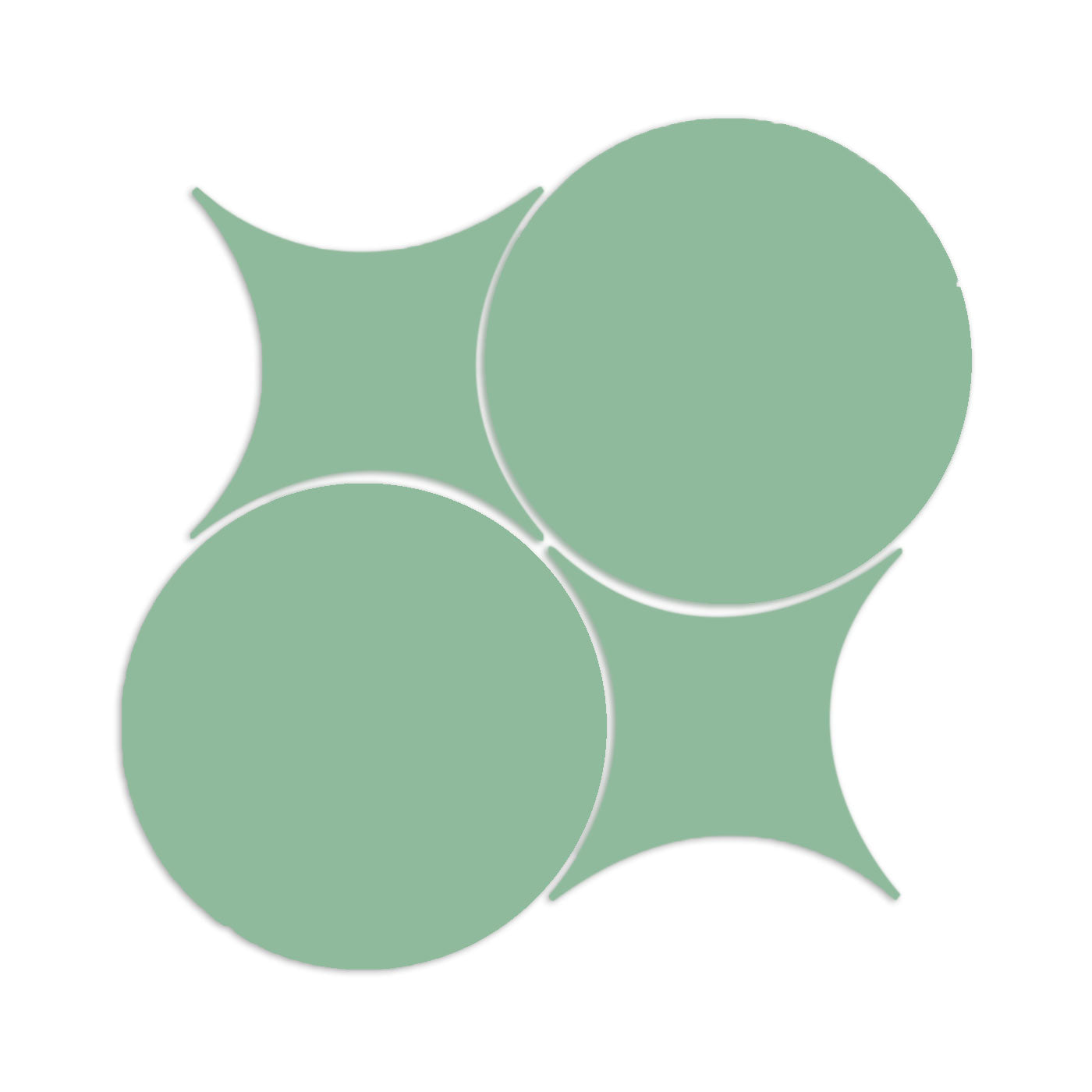 Rombo & Circle Combo Jade 8