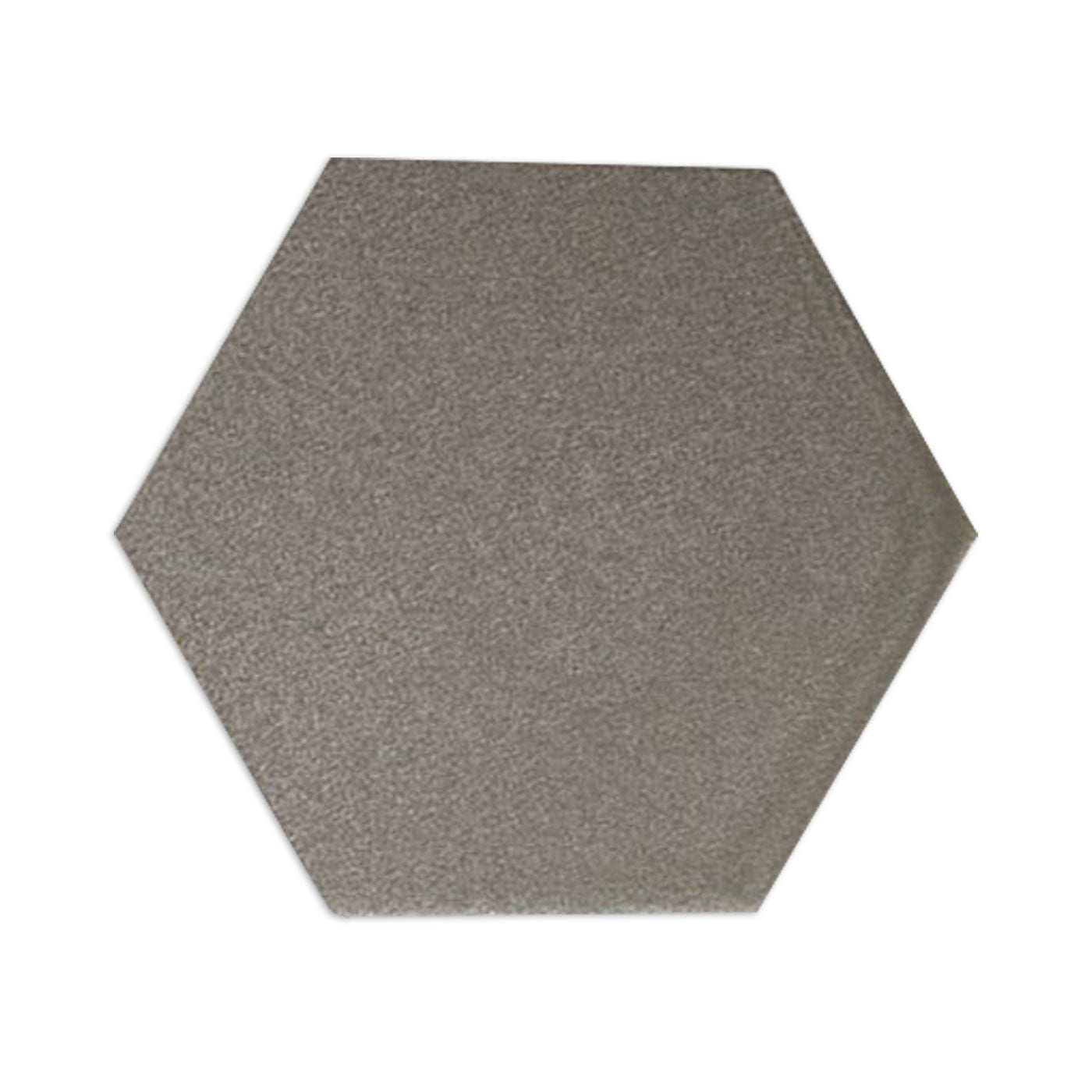 Gallo Green Hexagon Clay Tile by Clay Imports with a textured, matte surface on a white background.