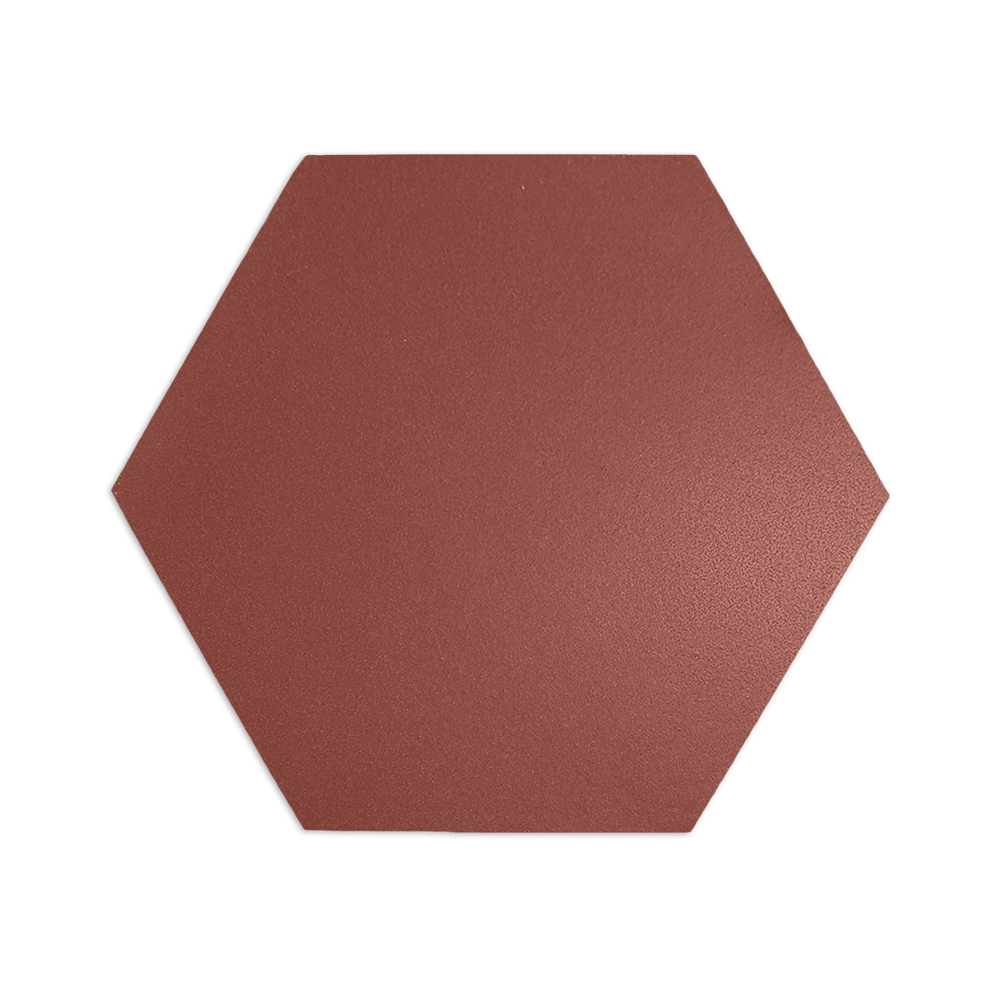 Wild Berry Hexagon Clay Tile by Clay Imports with a fine-grained, matte texture.