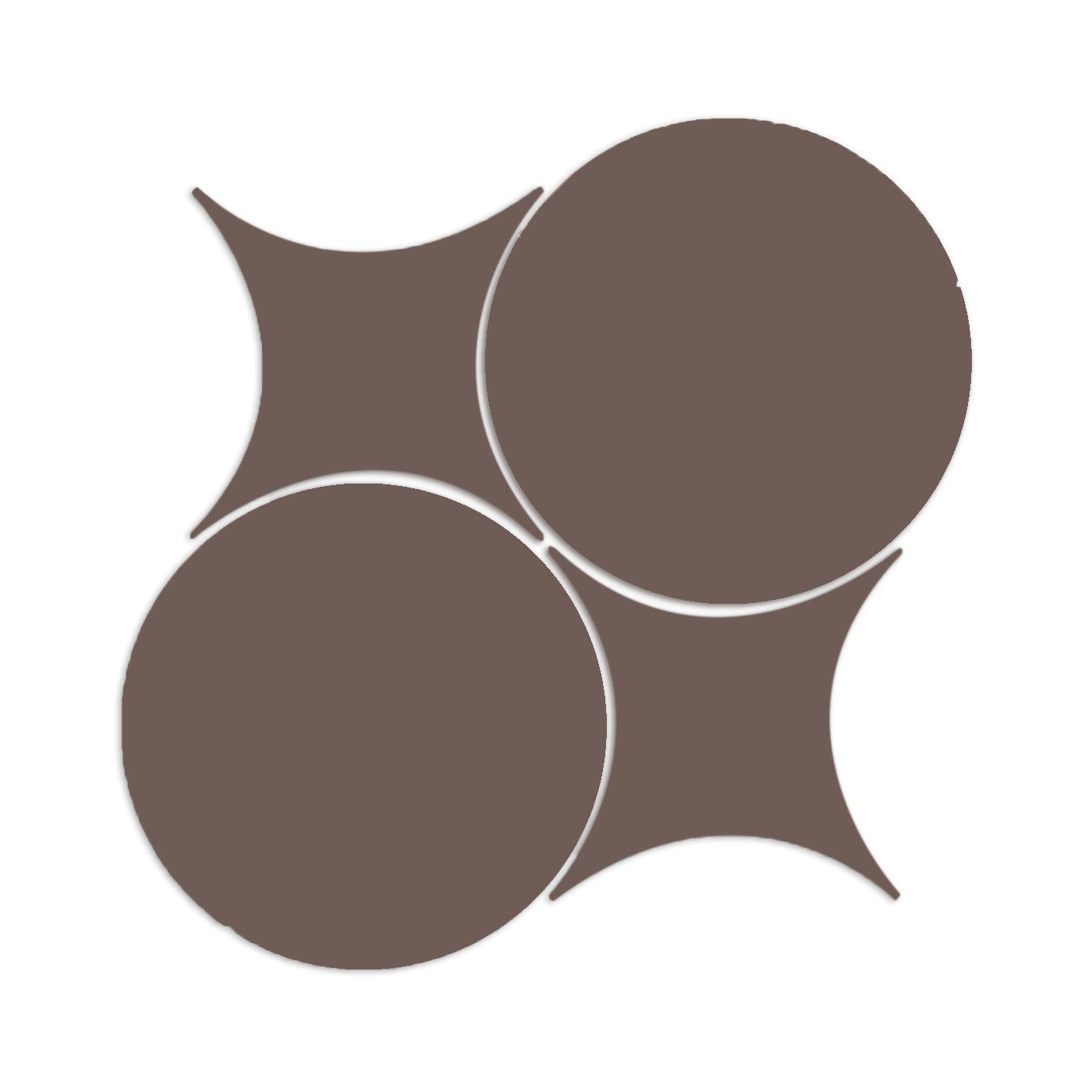 Rombo & Circle Boot Brown 8