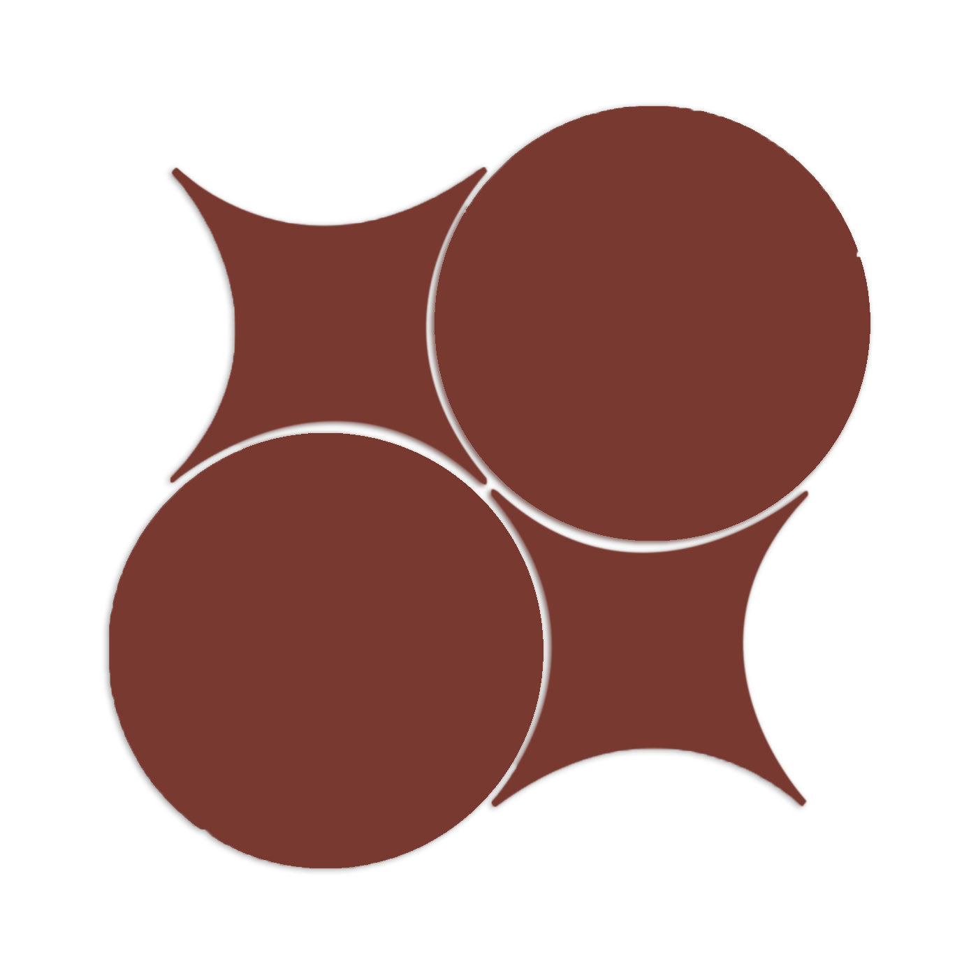 Rombo & Circle Wild Berry 8