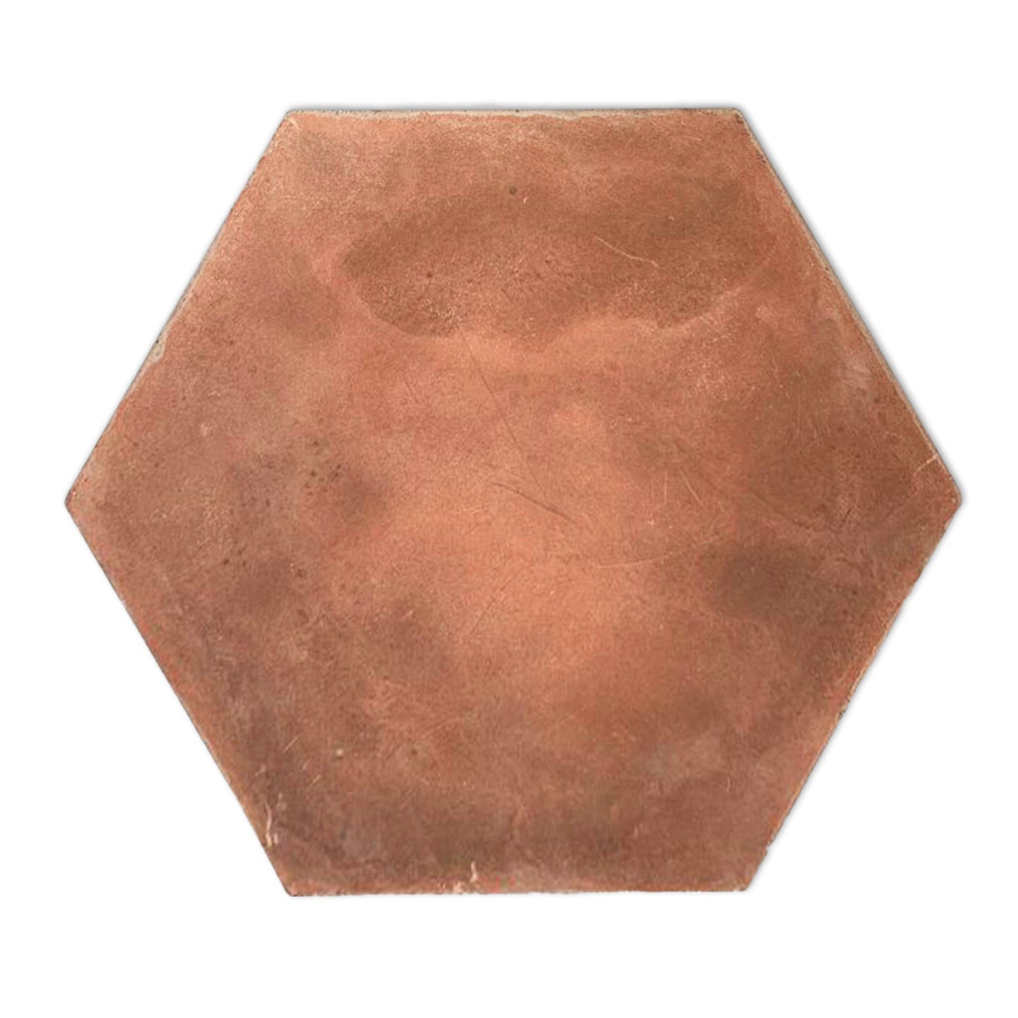 Umber Hexagon Cotto tile by Clay Imports with a matte, rustic finish and subtle surface texture.