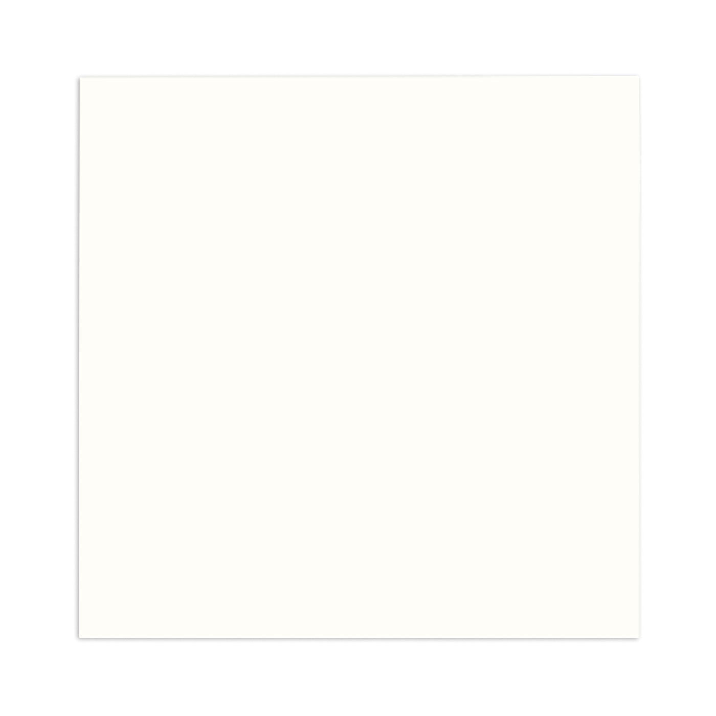 Off-white square tile sample from Clay Imports, with a chalk-like matte finish.