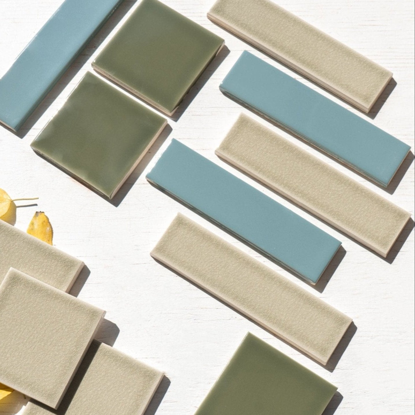 Yucca Crackle 2"x8" | Dragonfly 2"x8" | Yucca Crackle 4"x4" | Espina 4"x4"