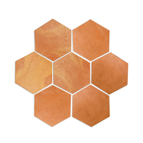 Hexagon Antique Satin 12"