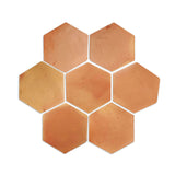 Hexagon Smooth Satin 6"