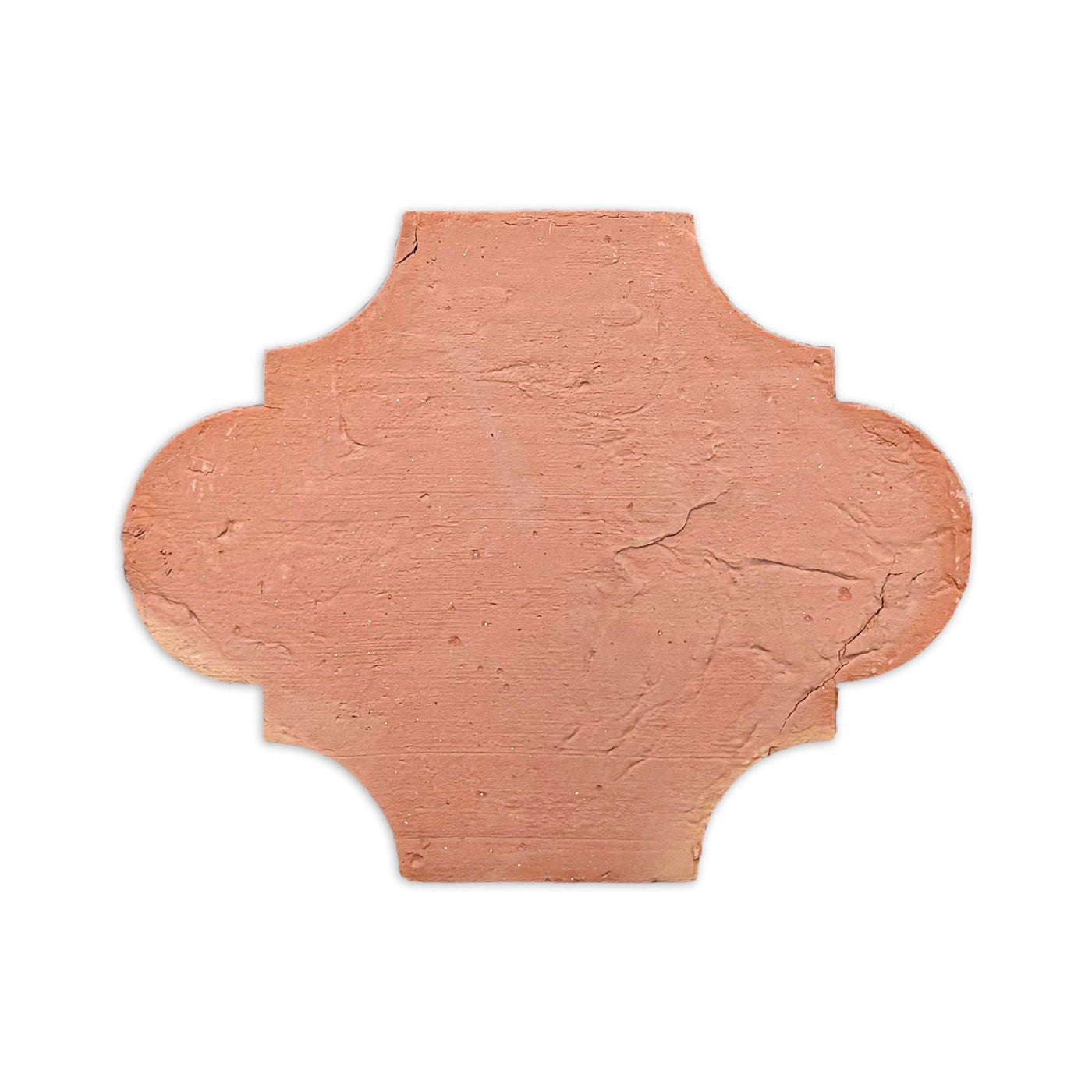 Terracotta San Felipe Antique Matte sample tile by Clay Imports, showing rough texture.