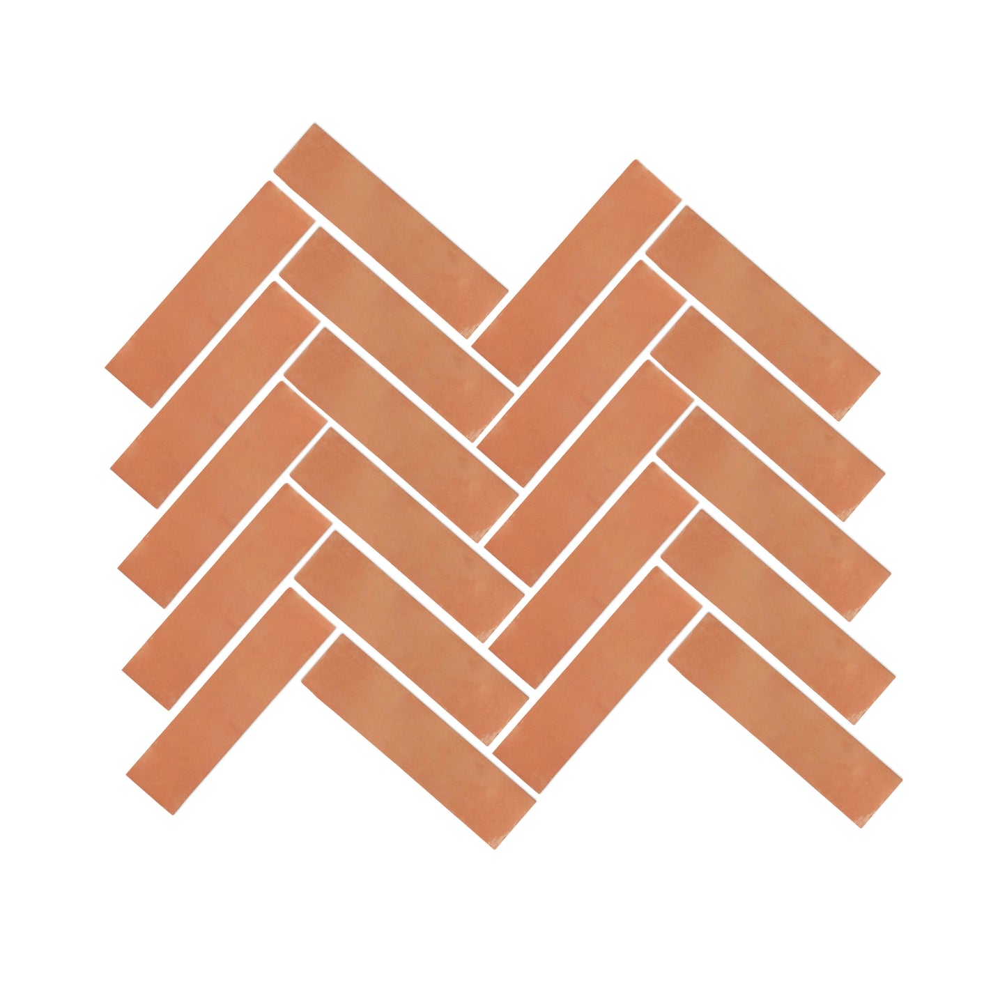 Pressed Terracotta Red 3x11