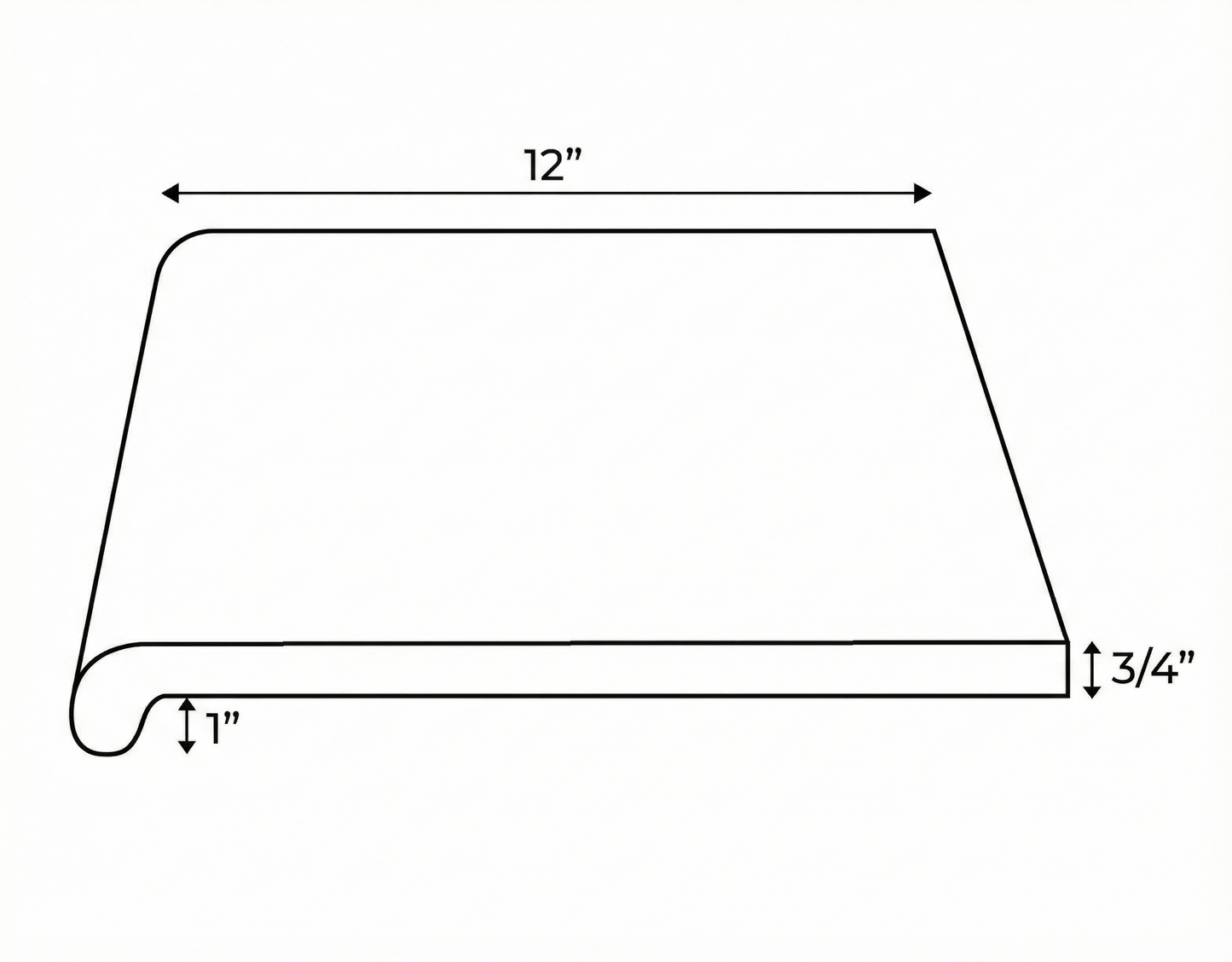 Coping Smooth Matte 12x12