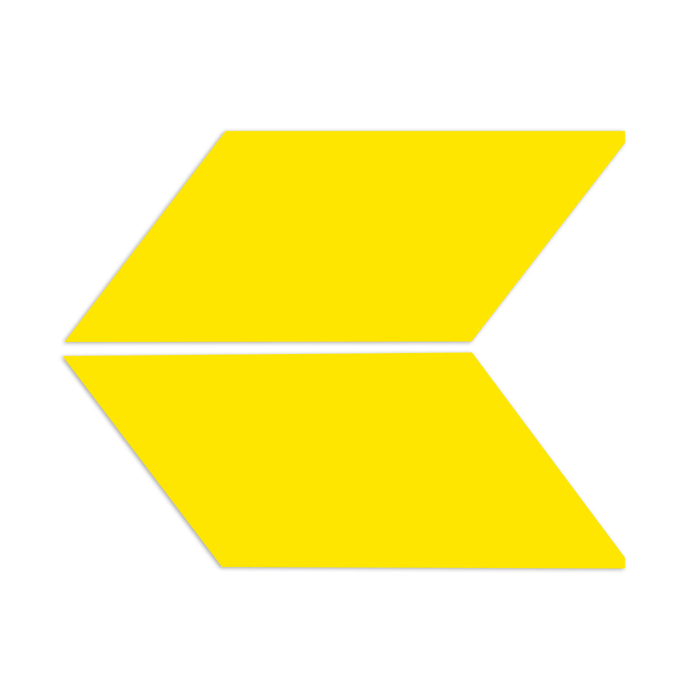Parallelogram Yellow 4x8