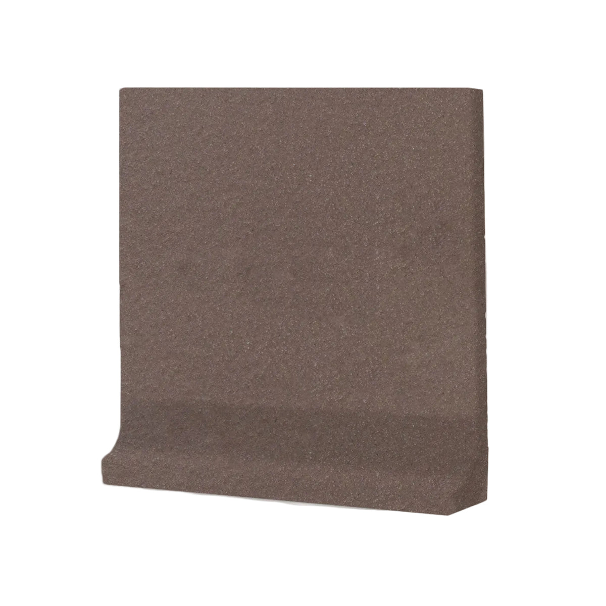 Brown cove base boot by Clay Imports, with a fine speckled texture, positioned vertically.