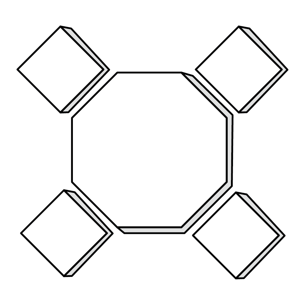 Octagon 8 + Square 3x3