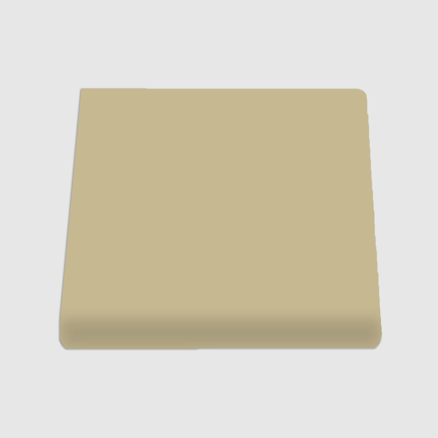 Single Bullnose Fence Post Matte Tile 6x6